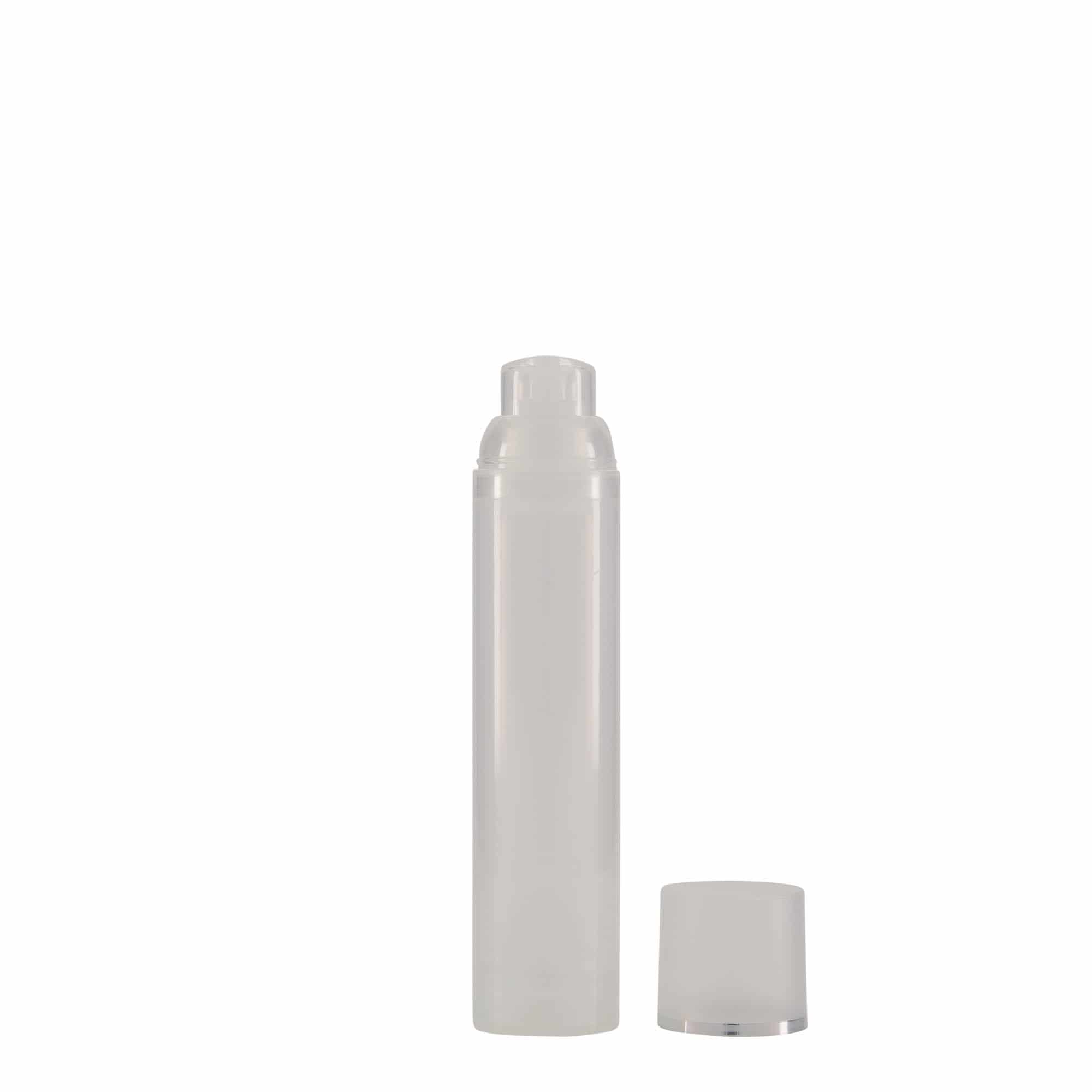 Flacon airless 100 ml 'Mezzo', plastique PP, nature