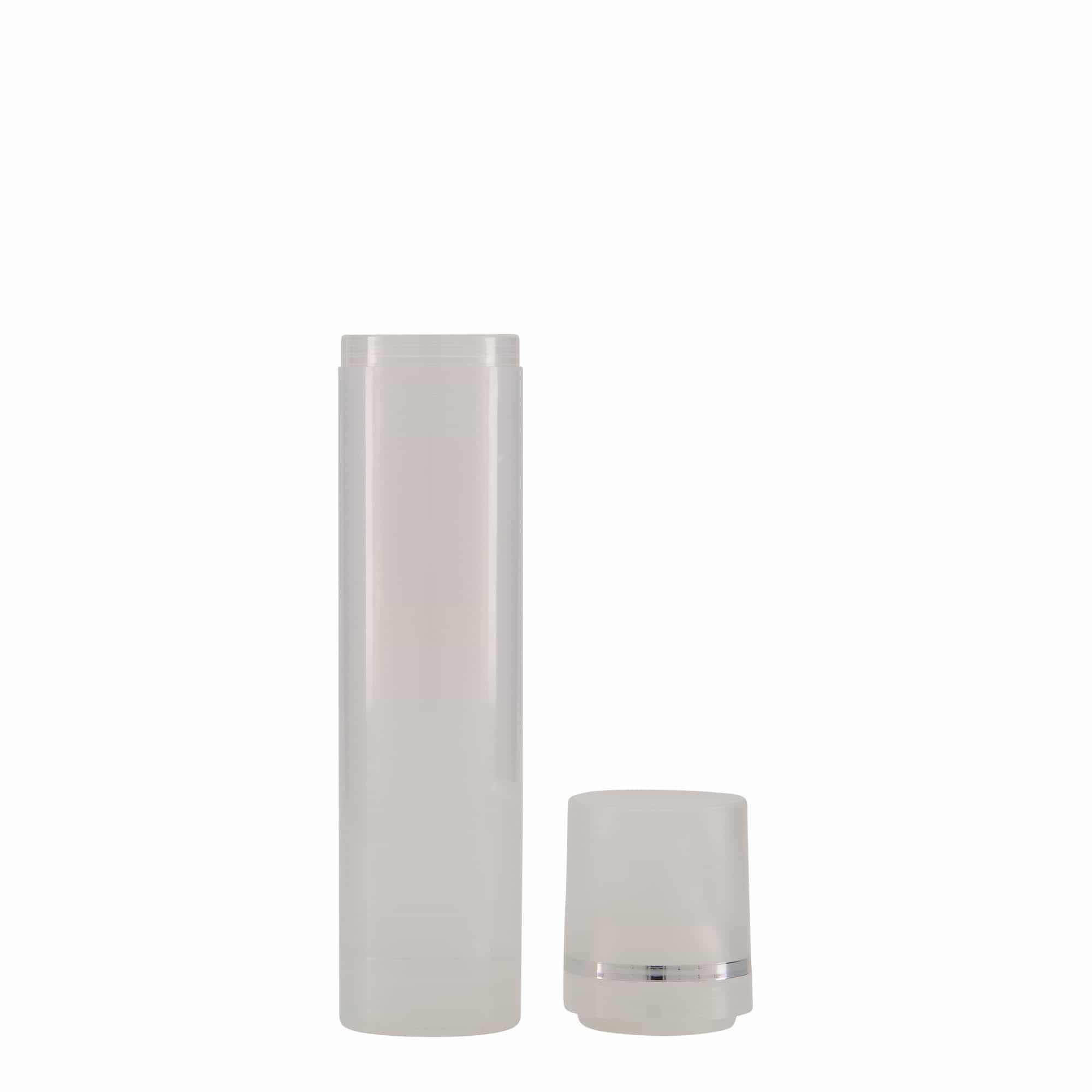 Distributeur Airless 100 ml 'Mezzo', plastique PP, naturel