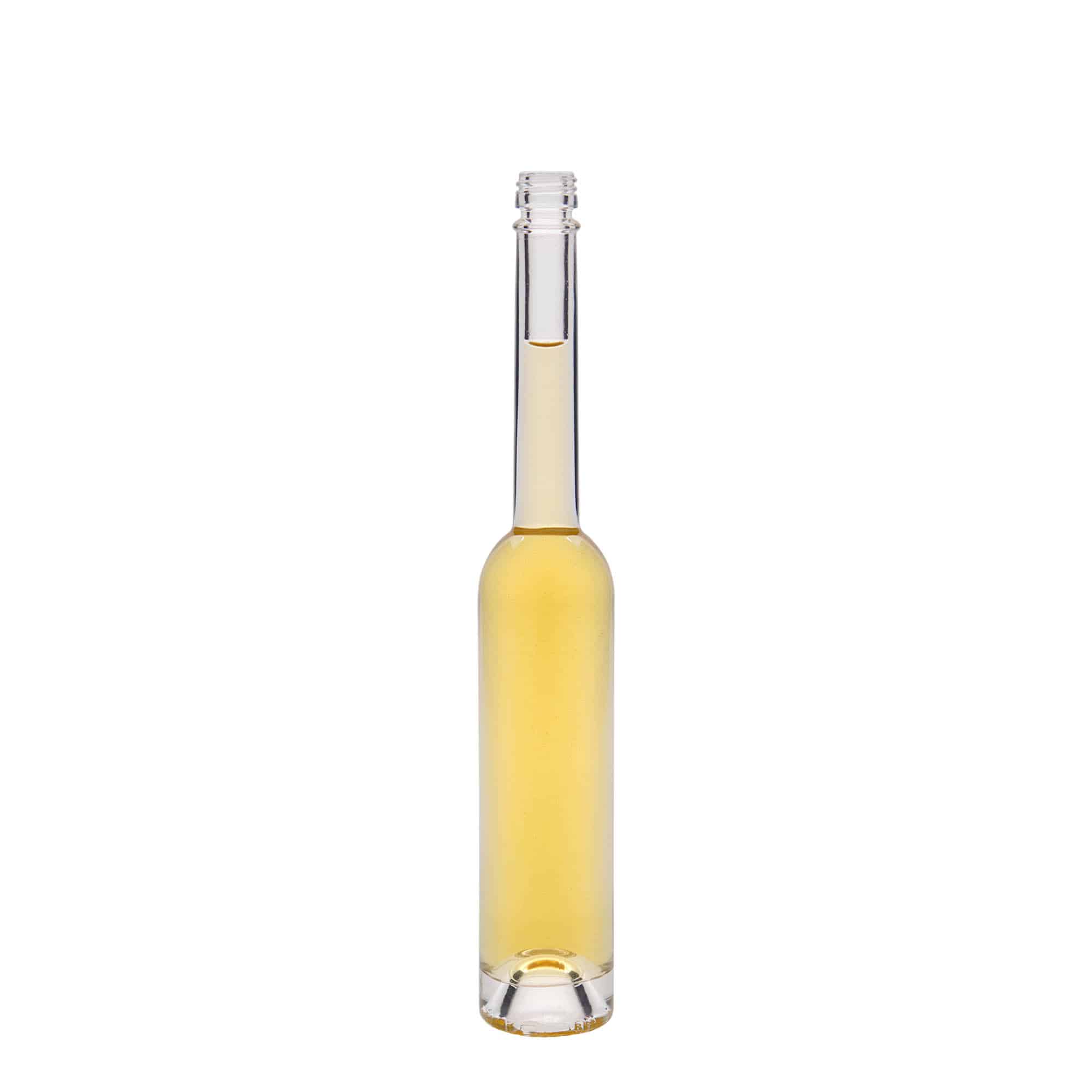 Flacon en verre 100 ml « Platina », ouverture : PP 18