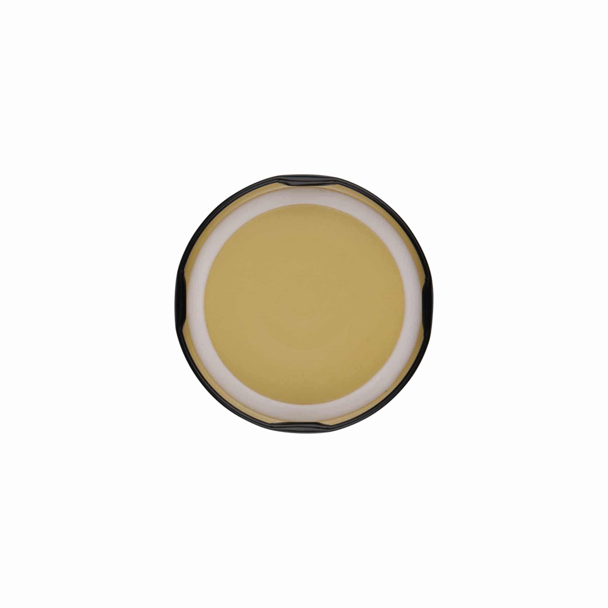 Couvercle Twist-Off, fer blanc, noir, pour bouchage: TO 66