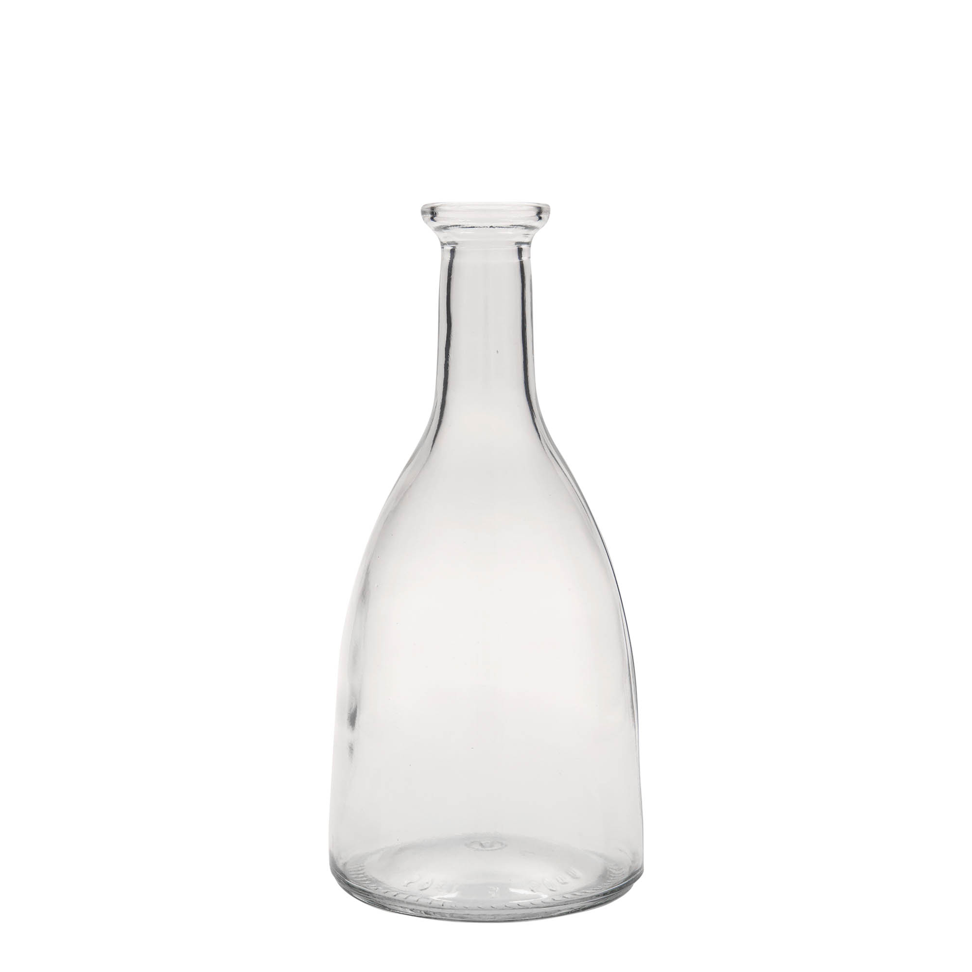 Bouteille en verre 500 ml 'Viola', ouverture : bouchon en liège Bouteille en verre 500 ml 'Viola', ouverture : bouchon en liège