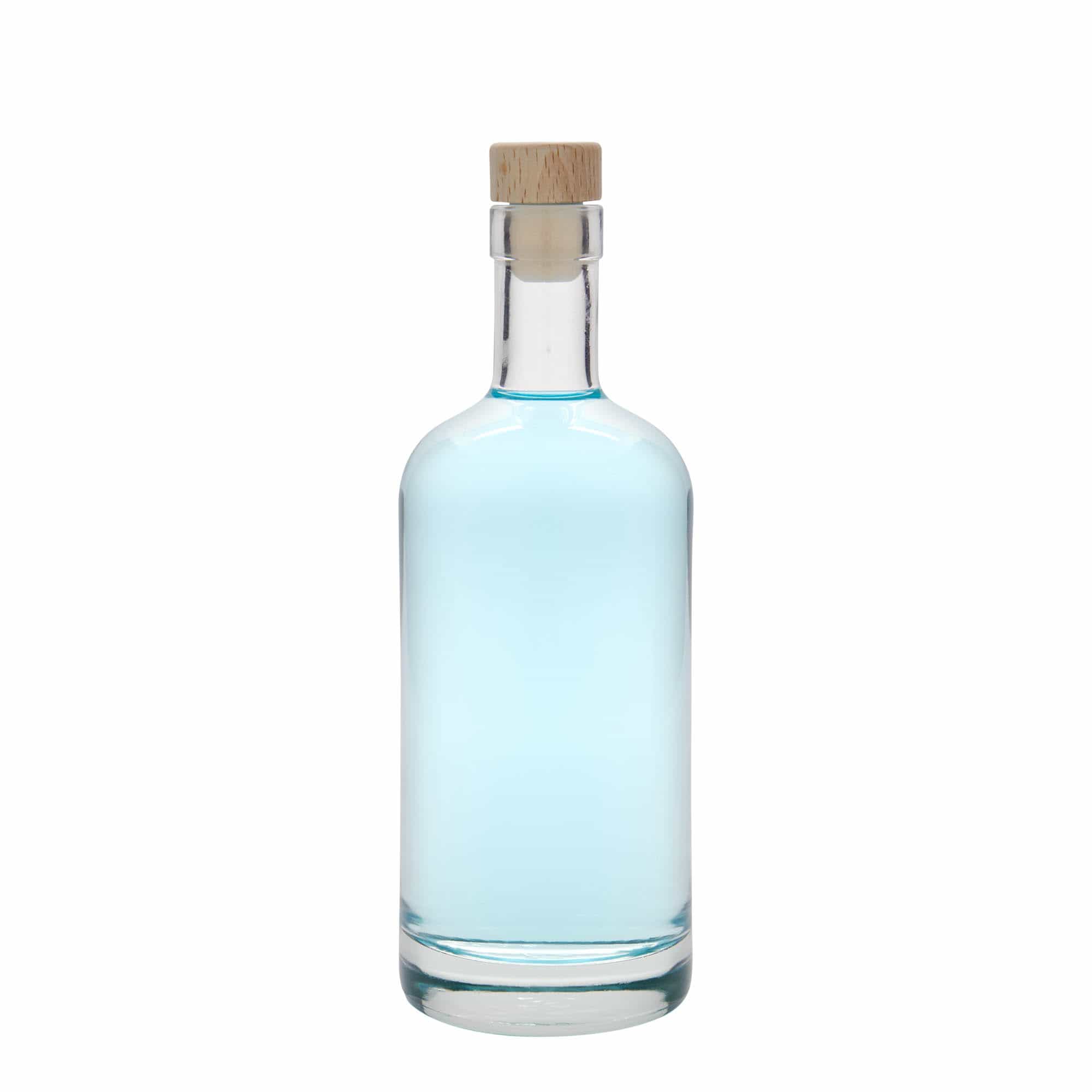 Bouteille en verre 500 ml « Linea Uno », ouverture : bouchon en liège