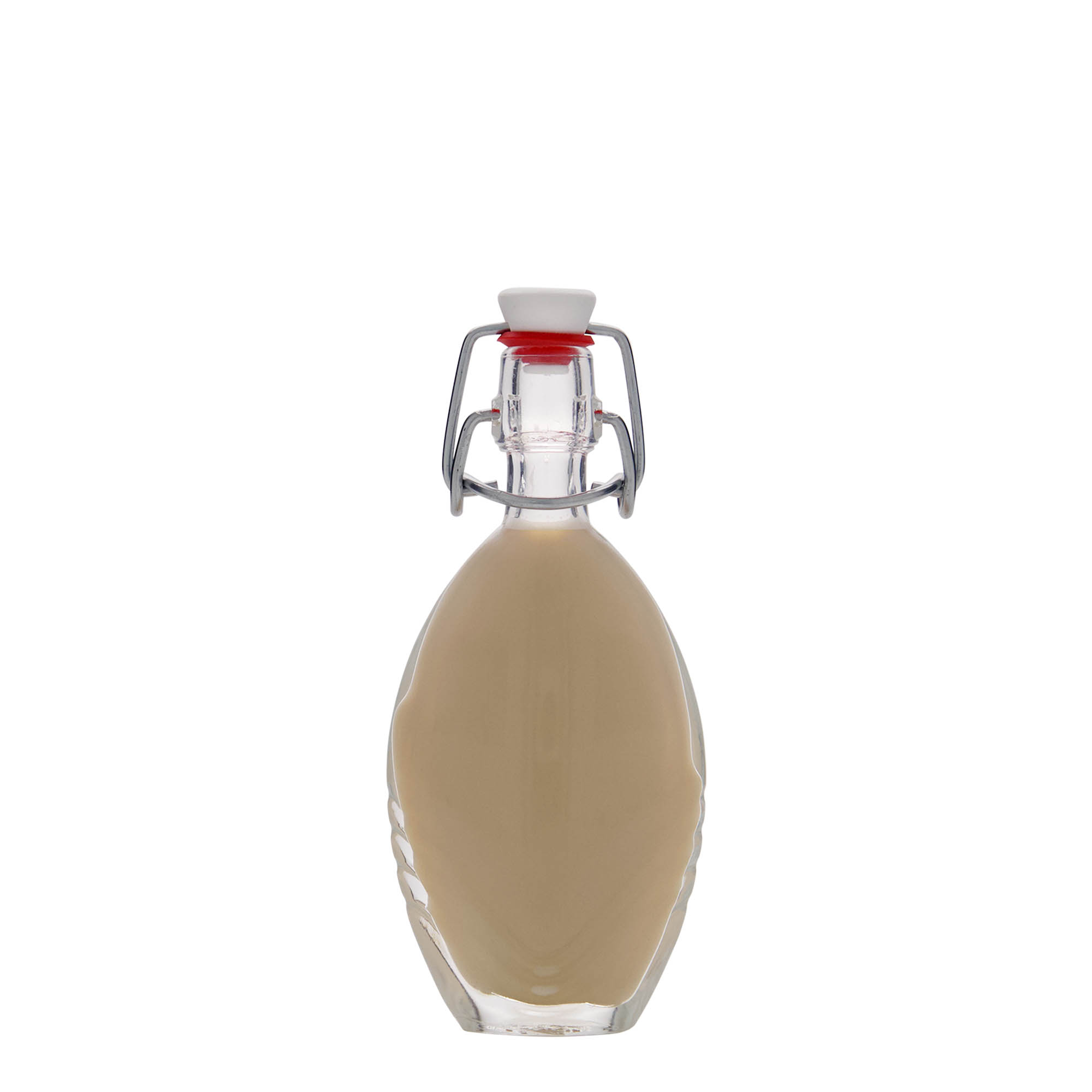 Flacon en verre 40 ml « Florence », ovale, ouverture : fermeture à levier Flacon en verre 40 ml « Florence », ovale, ouverture : fermeture à levier
