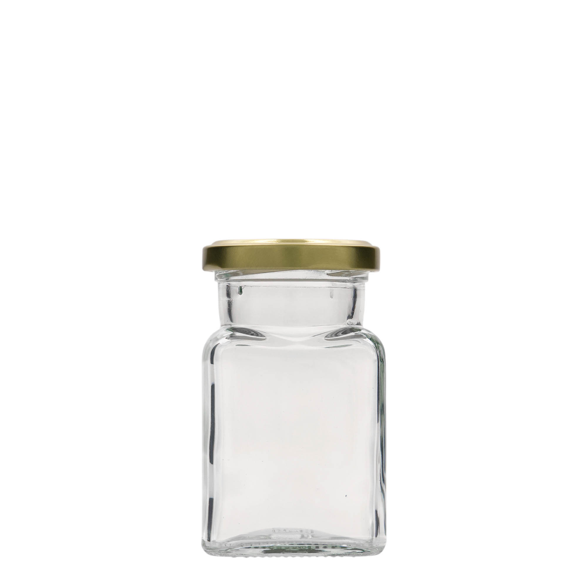 150 ml verre carré, ouverture : Twist-Off (TO 53) 150 ml verre carré, ouverture : Twist-Off (TO 53)