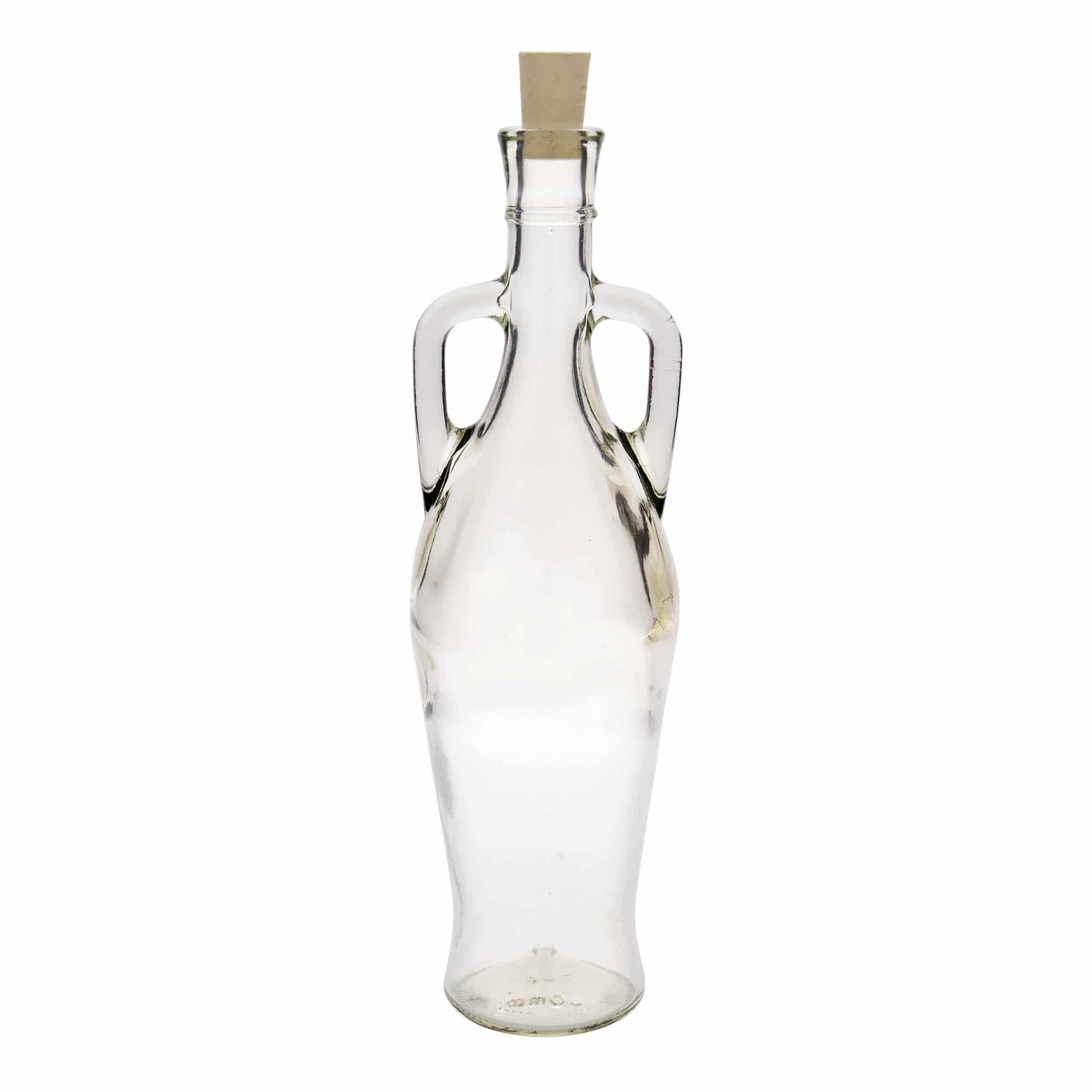 Bouteille en verre de 750 ml « Amphore », ouverture : bouchon en liège