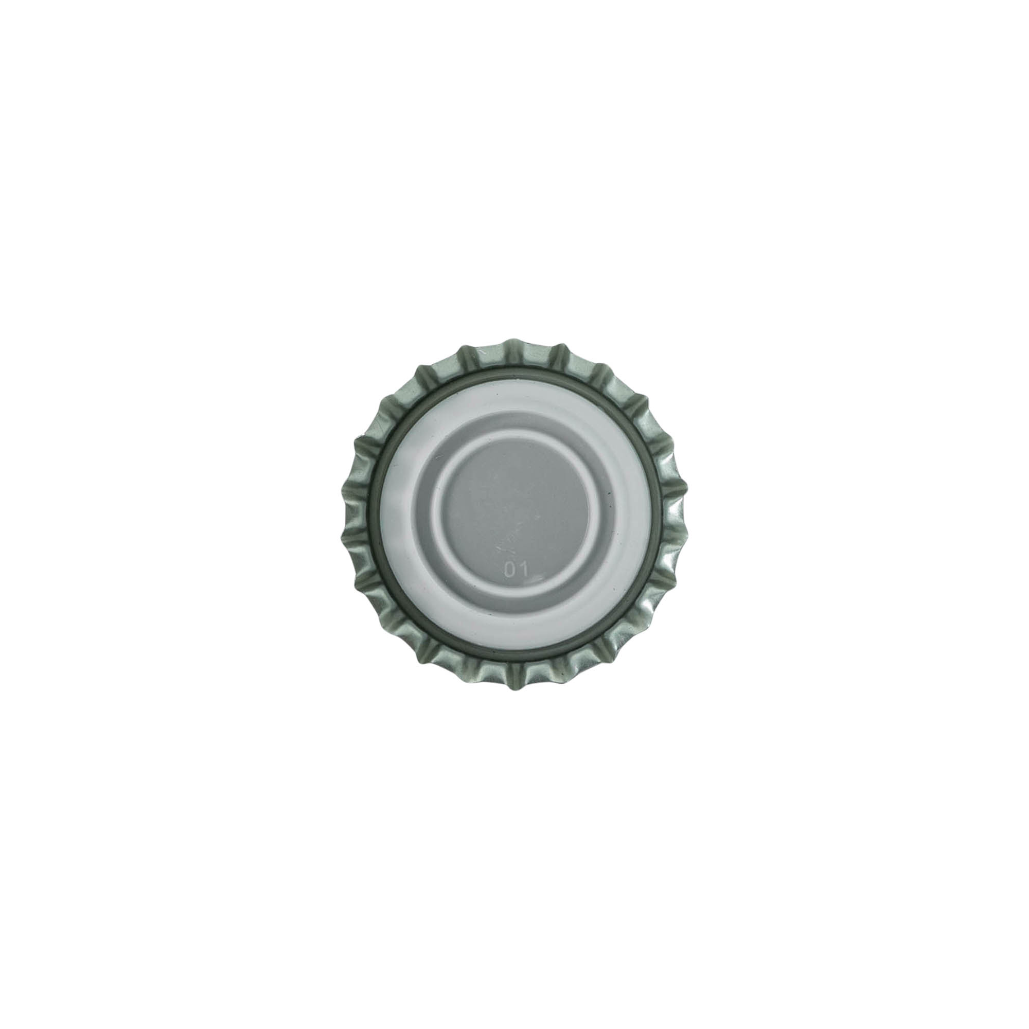 Capsule à couronne 29 mm, métal, noir