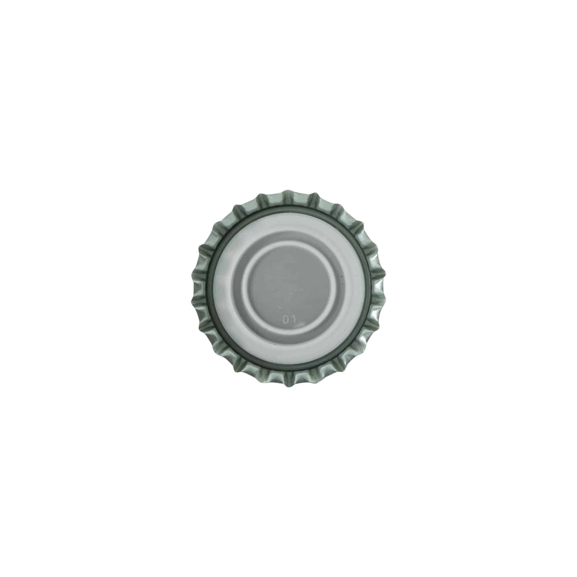 Capsule à couronne 29 mm, métal, noir