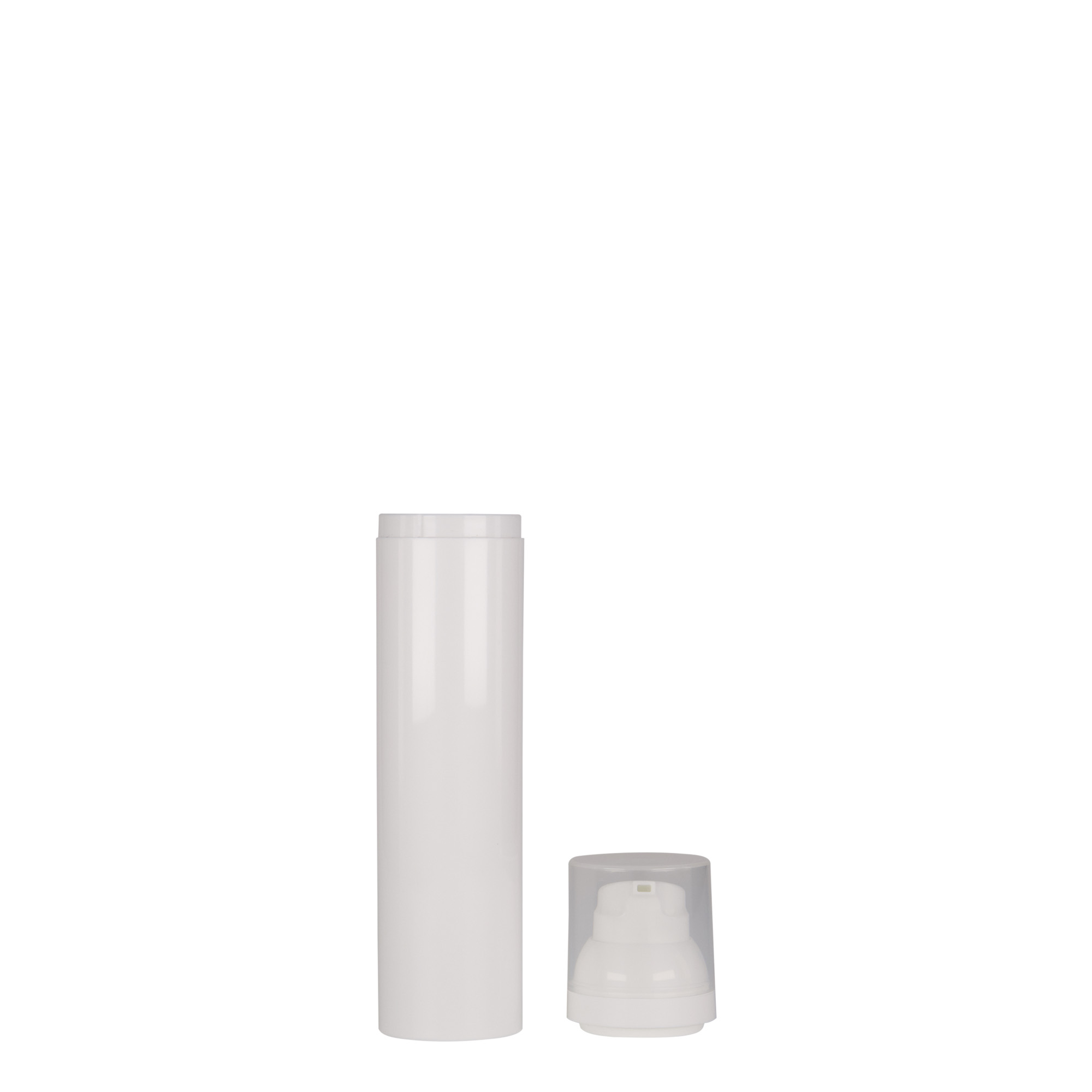 Distributeur Airless 100 ml 'Mezzo', plastique PP, blanc