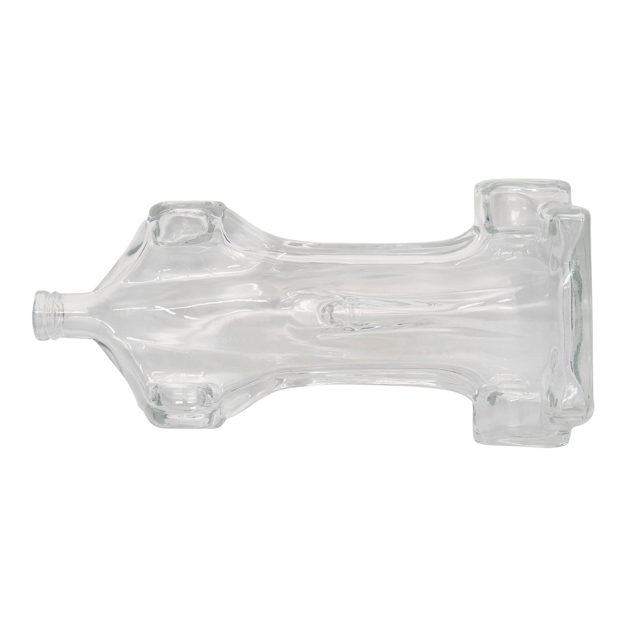 Flacon en verre 200 ml « Voiture de course », ouverture : bouchon en liège