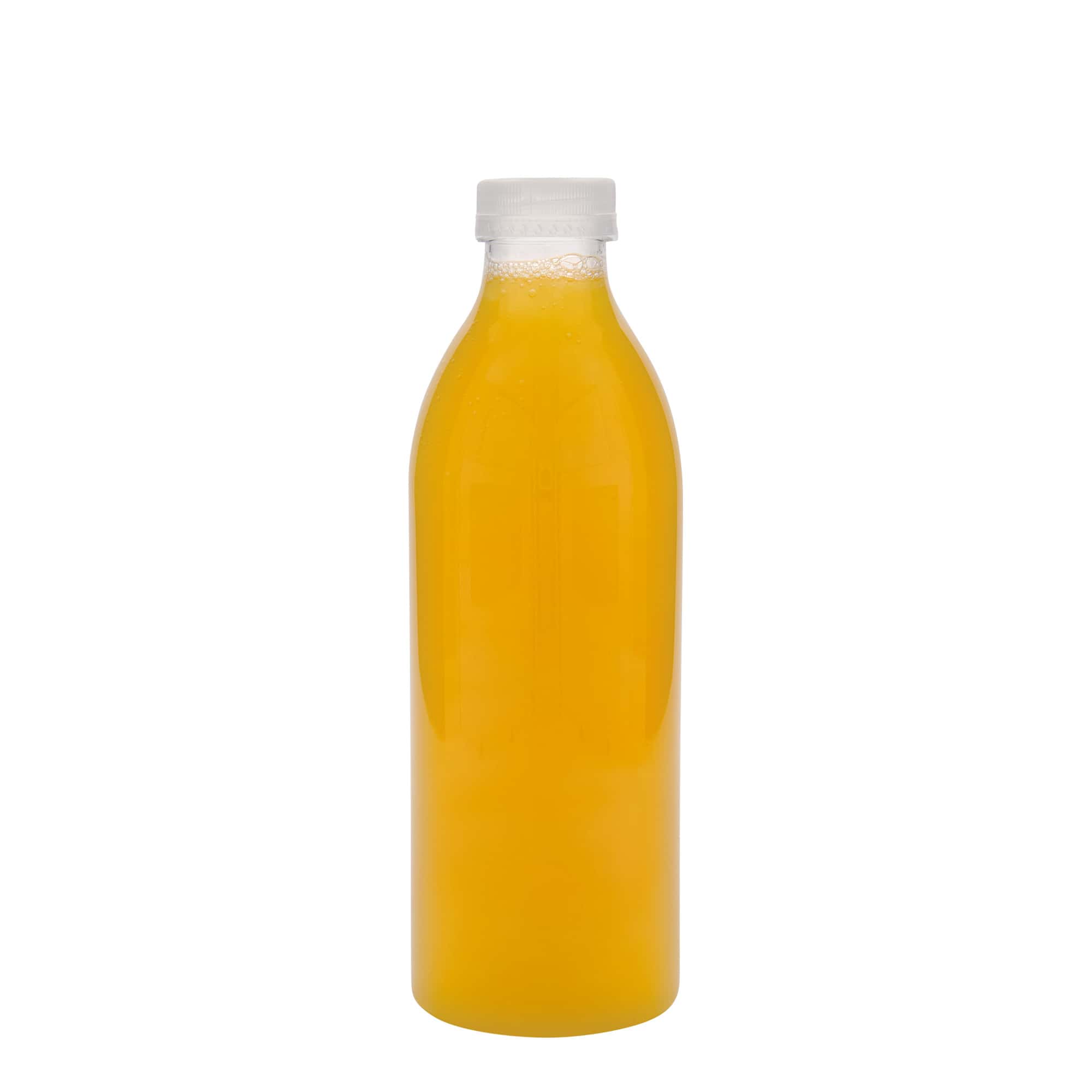 Bouteille PET standard 1 000 ml, plastique, ouverture : 38 mm