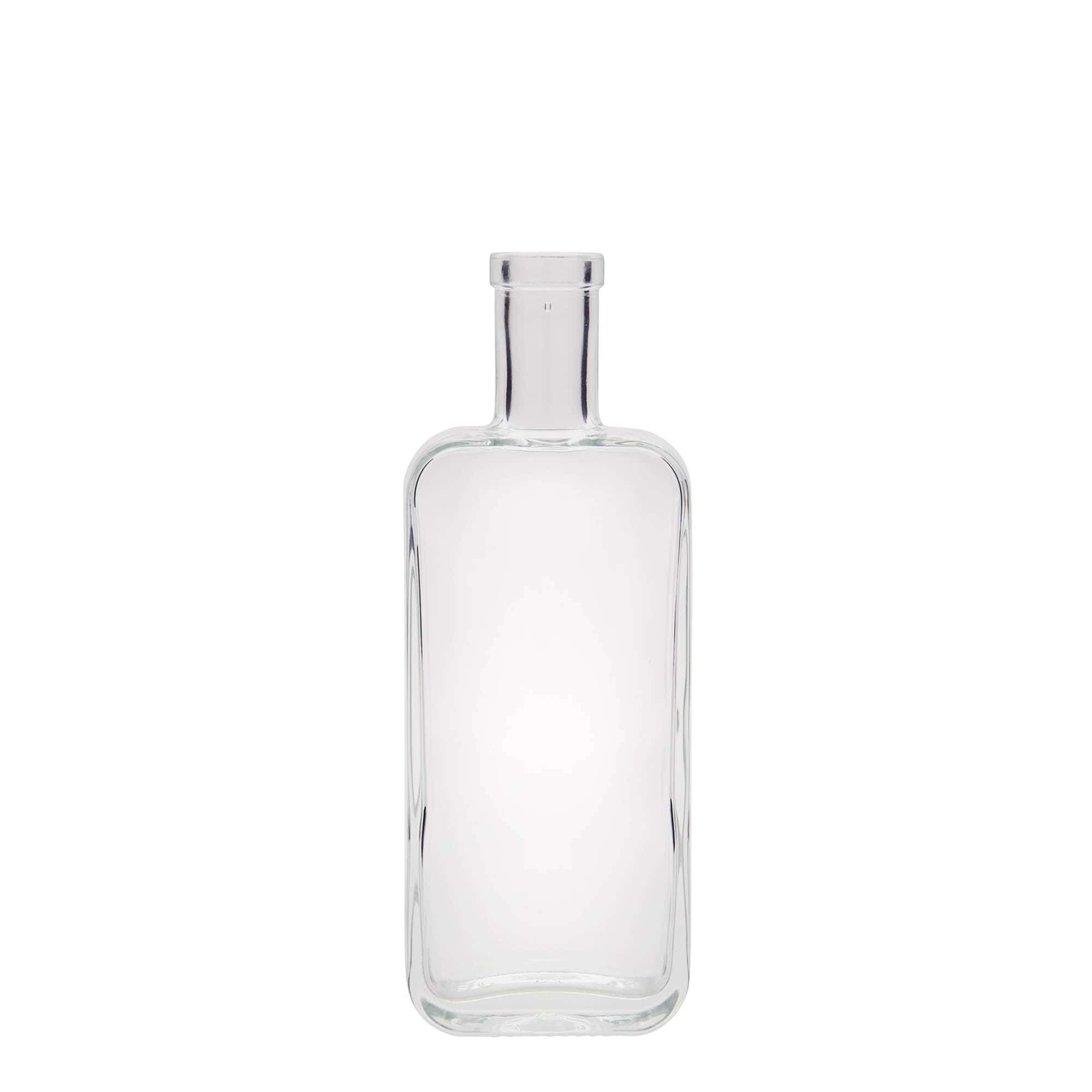 Bouteille en verre 200 ml 'Nice', rectangulaire, bouchage: bouchon Bouteille en verre 200 ml 'Nice', rectangulaire, bouchage: bouchon