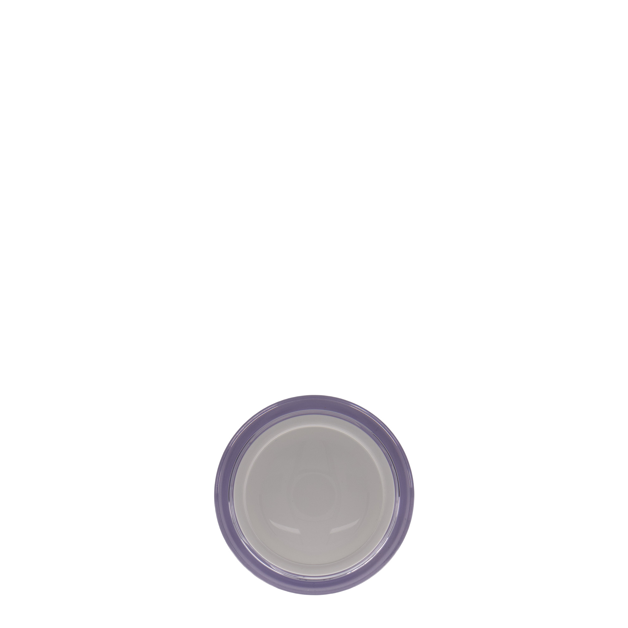 Pot de 50 ml, plastique SAN, blanc, ouverture : bouchon à vis