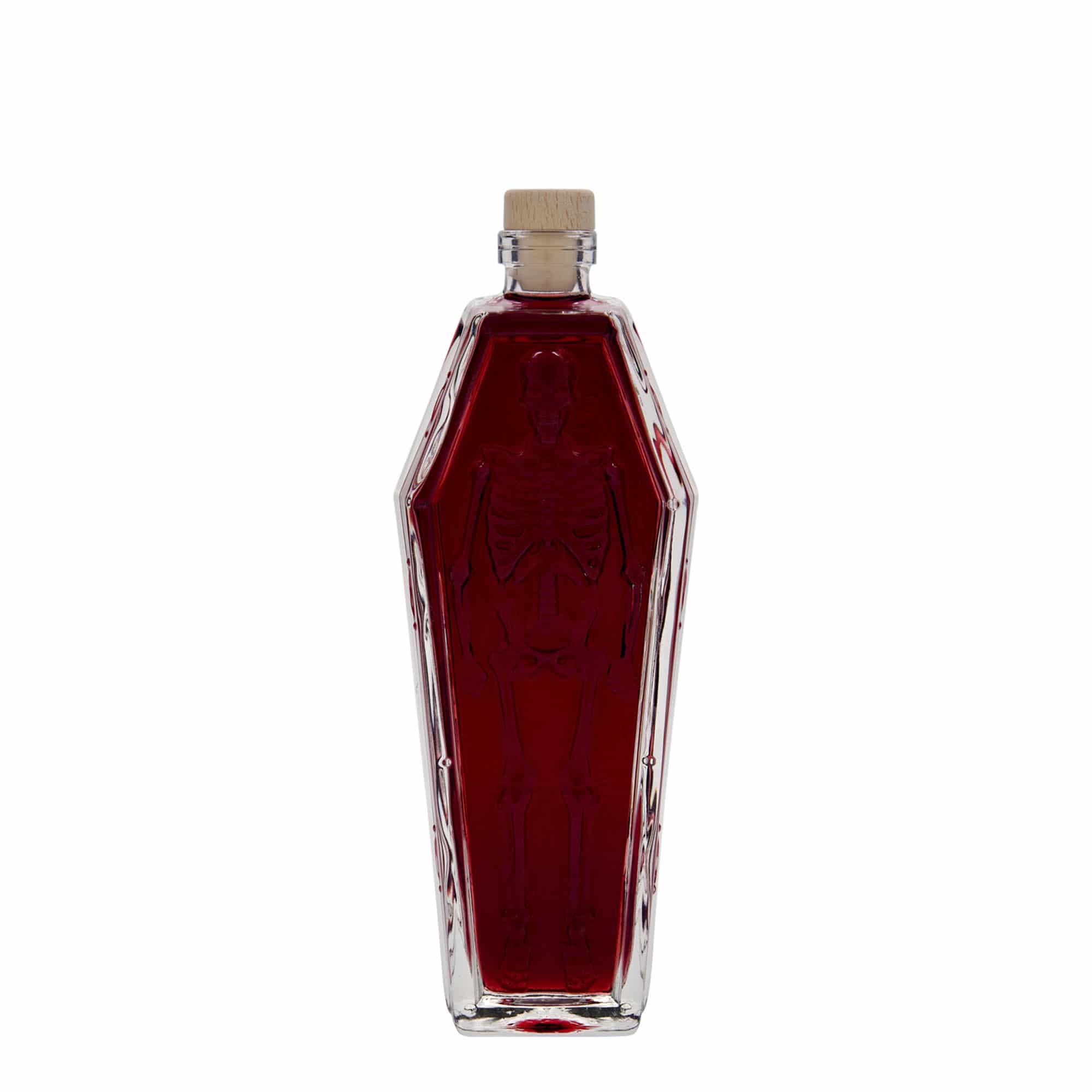 Bouteille en verre 200 ml 'Cercueil', bouchage: bouchon