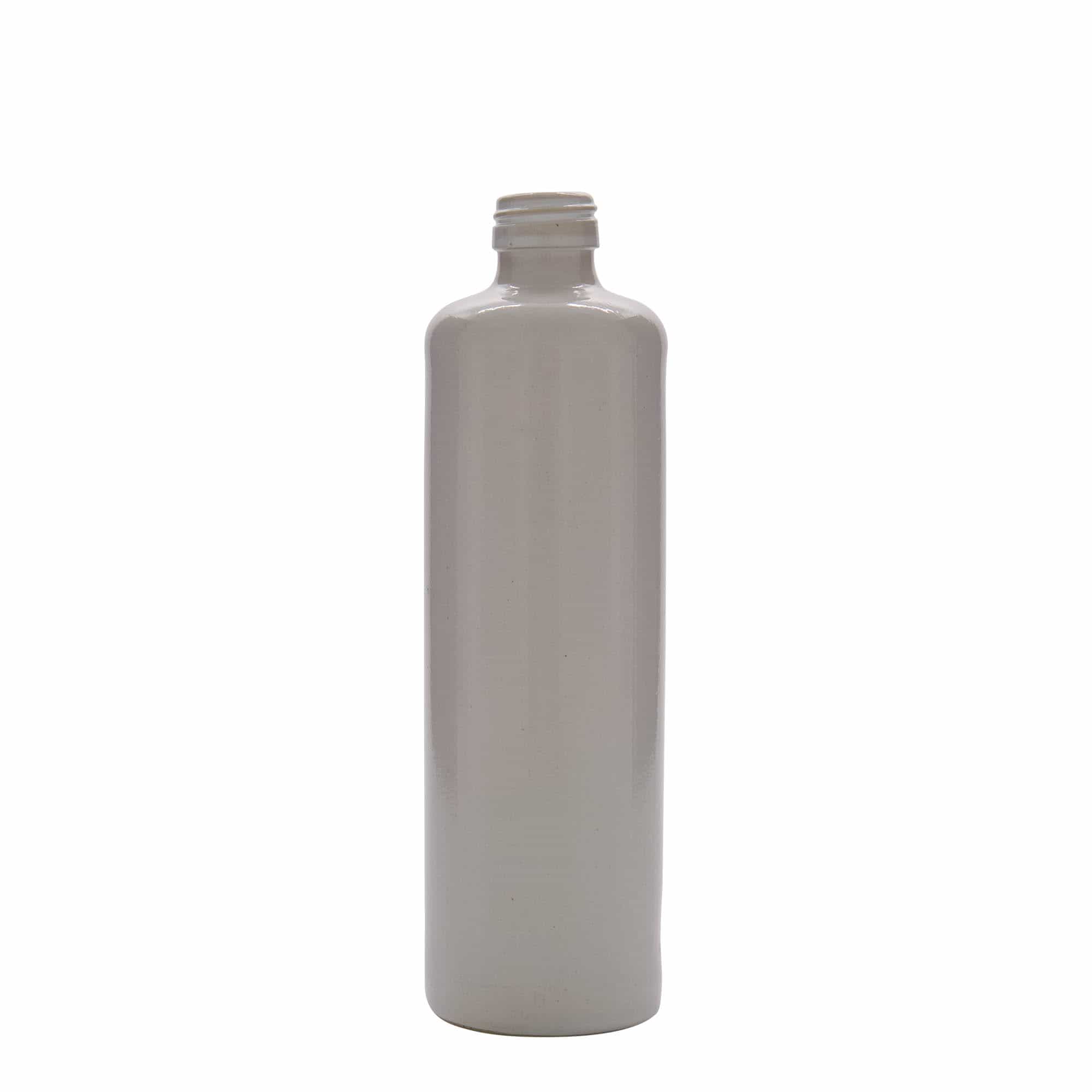 Chope en terre cuite 500 ml, grès, blanc, bouchage: PP 31,5 Chope en terre cuite 500 ml, grès, blanc, bouchage: PP 31,5