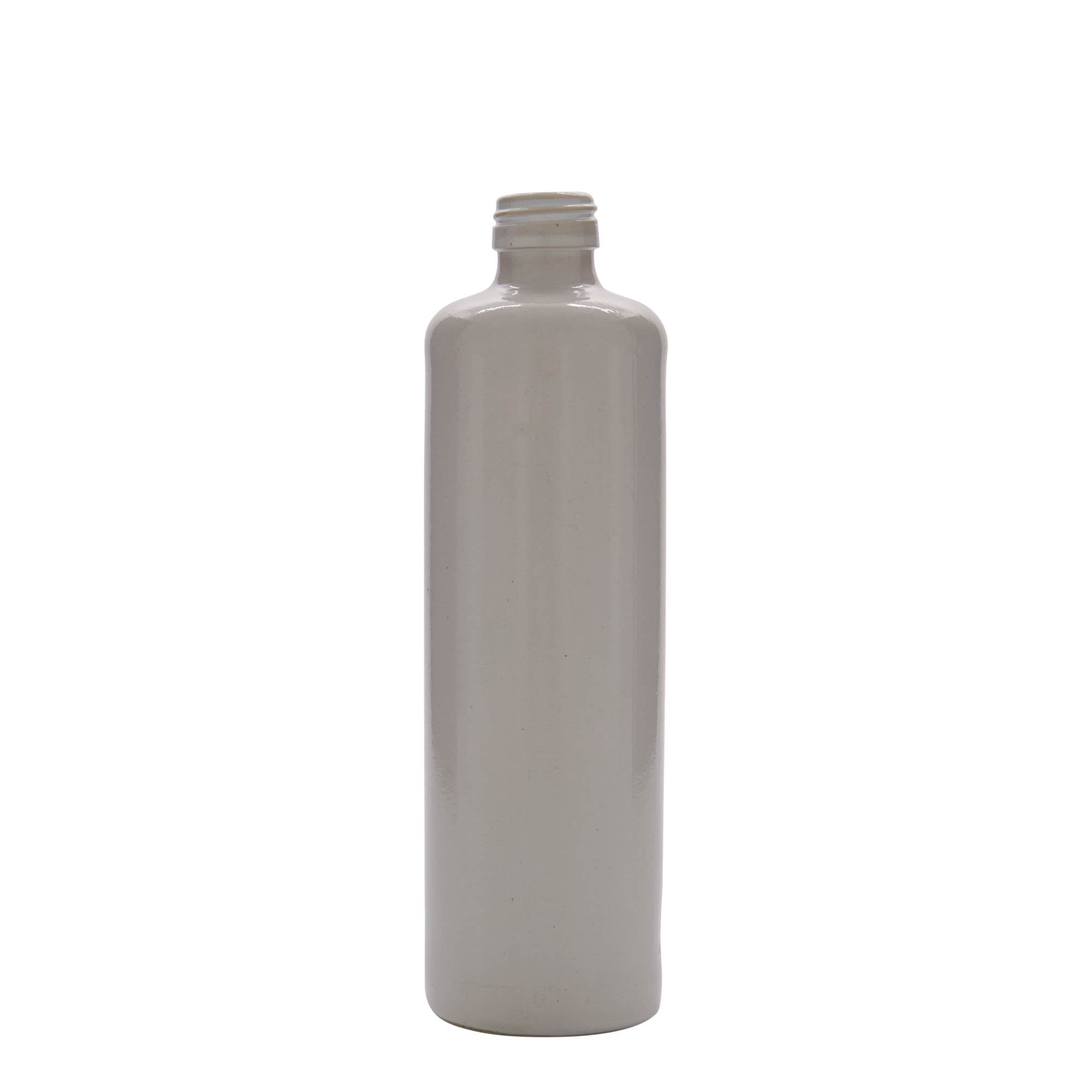 Cruche en terre cuite 500 ml, grès, blanc, ouverture : PP 31,5