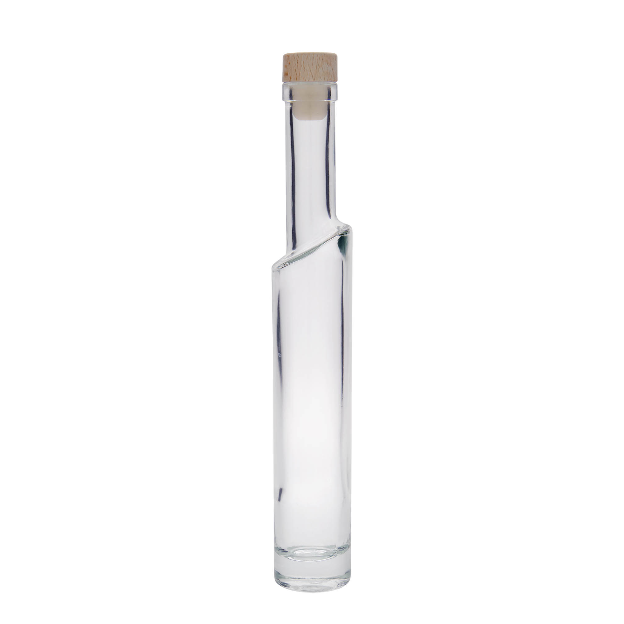 Flacon en verre 200 ml 'Feeling', ouverture : bouchon en liège