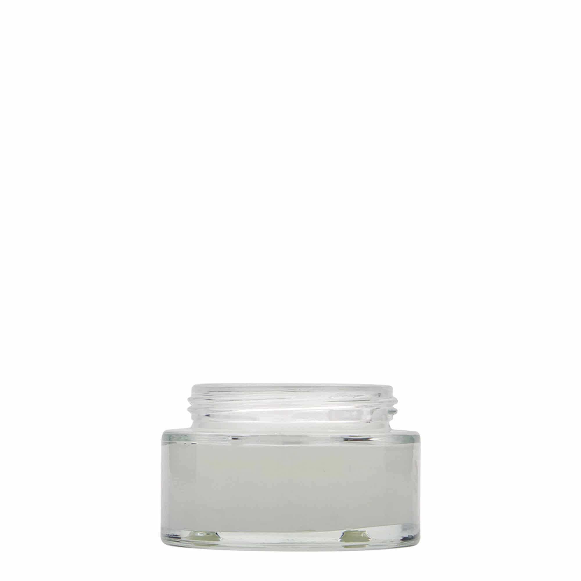 Pot 50 ml 'Clear Edition', verre, bouchage: Bougage à vis