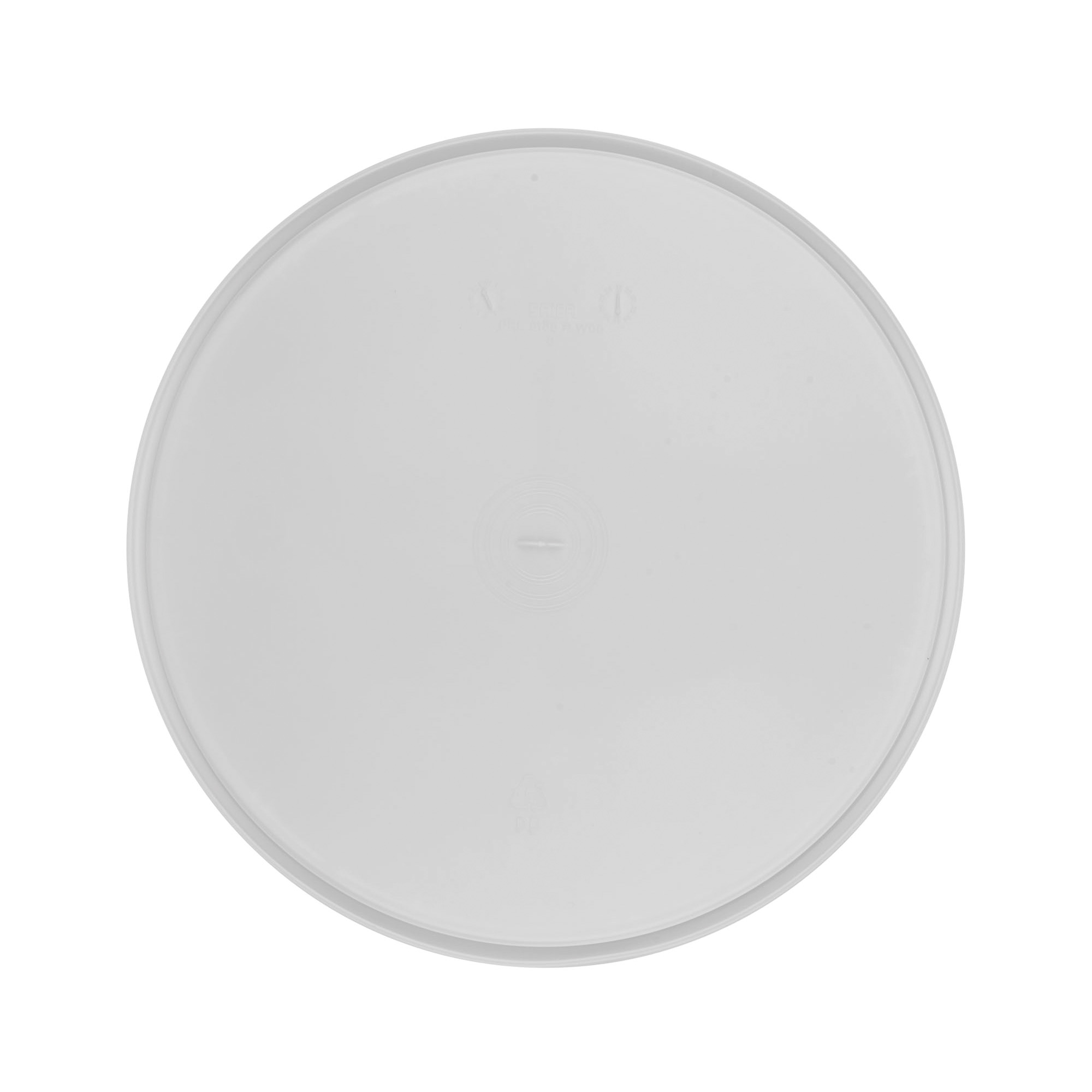 Couvercle pour seau de 20 l, plastique PP, blanc