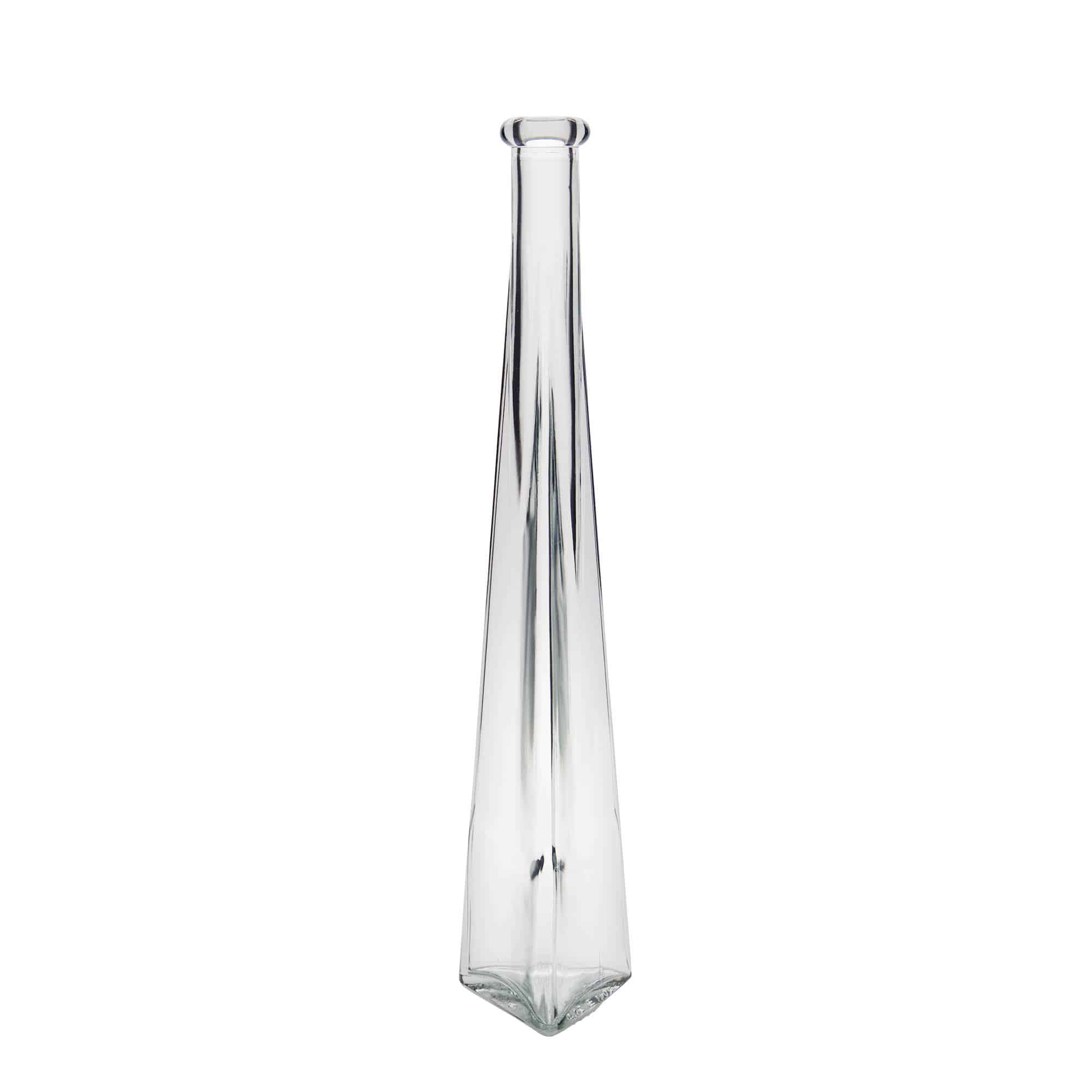 Bouteille en verre 200 ml 'Dama Triangolore', triangulaire, bouchage: bouchon