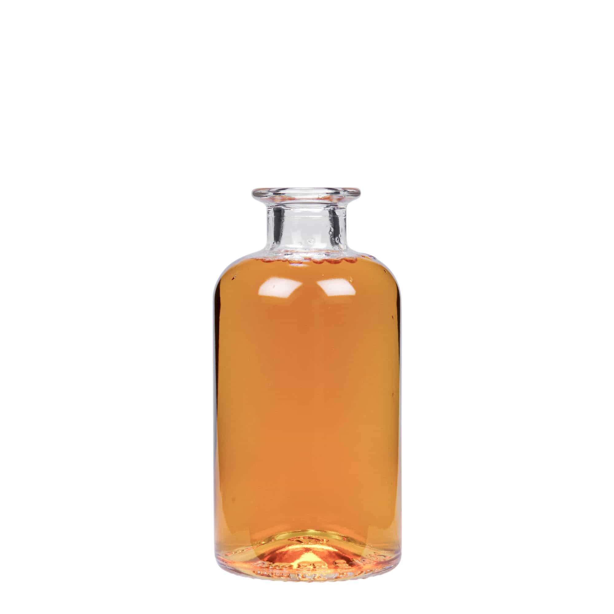 Bouteille en verre apothicaire 250 ml, bouchage: bouchon