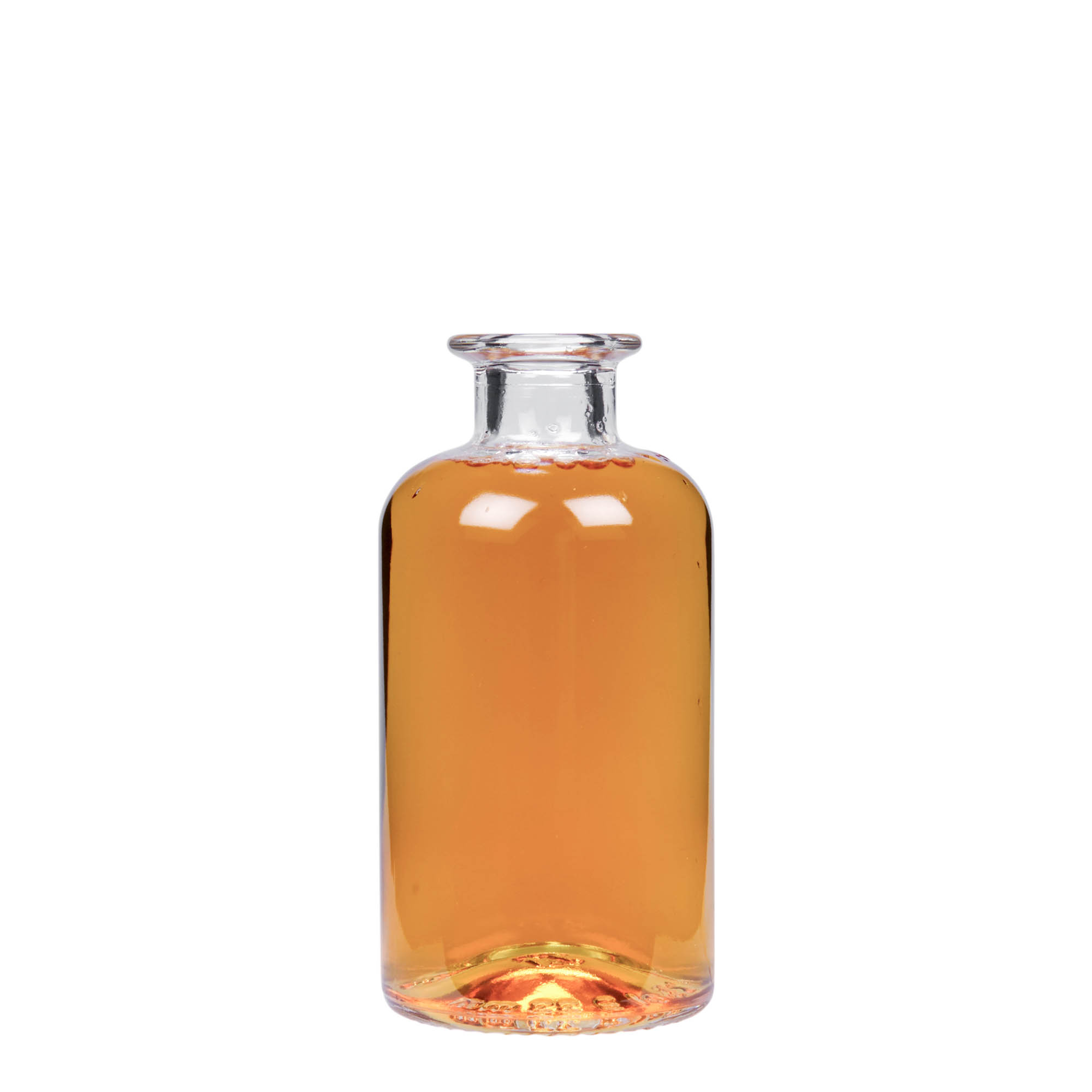 Flacon en verre de 250 ml pour pharmacien, ouverture : liège