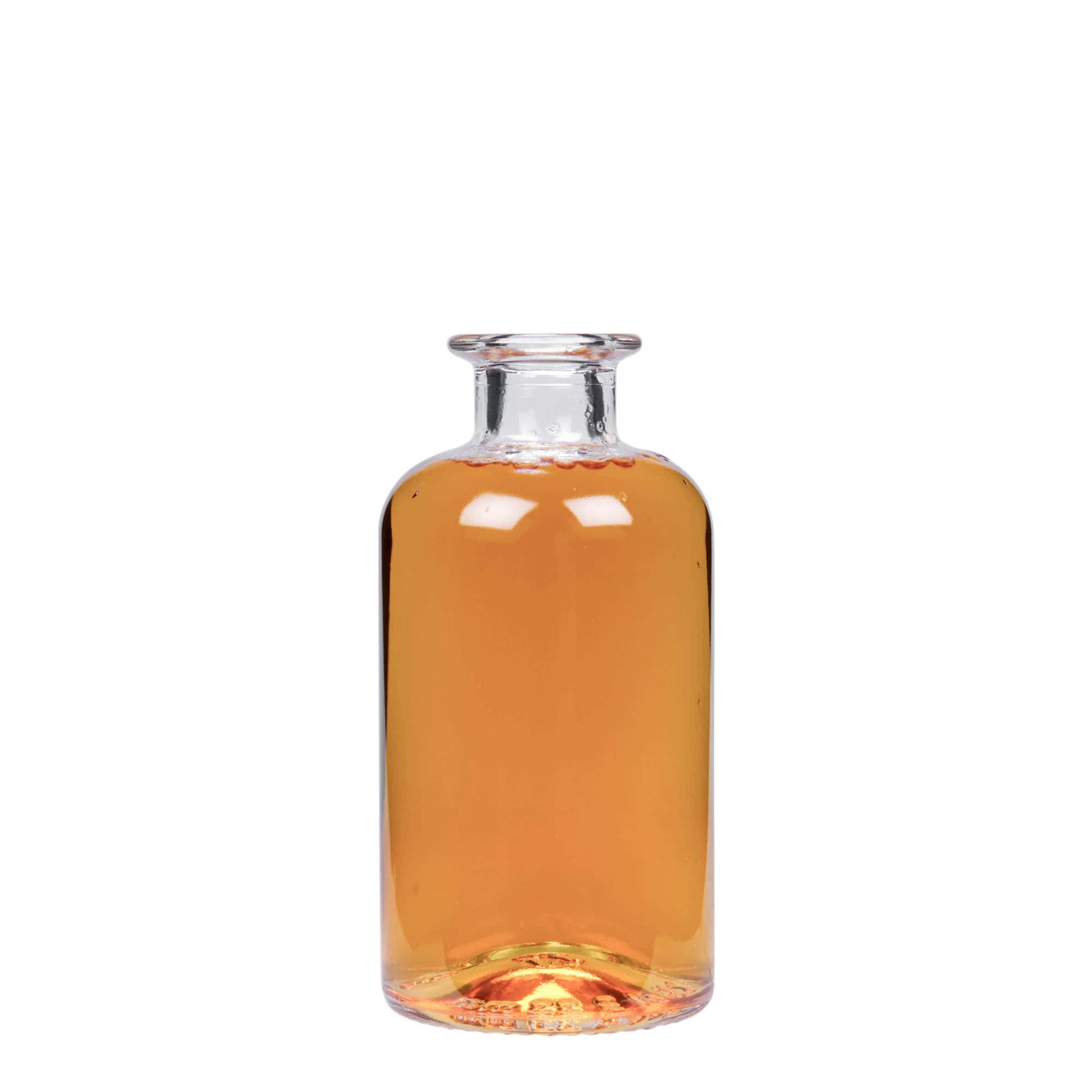 Flacon en verre de 250 ml pour pharmacien, ouverture : liège