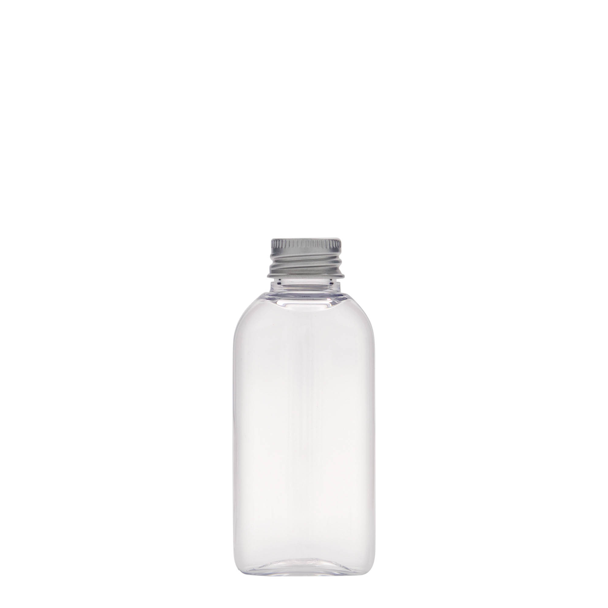 Flacon PET 50 ml « Iris », ovale, plastique, ouverture : 20/410