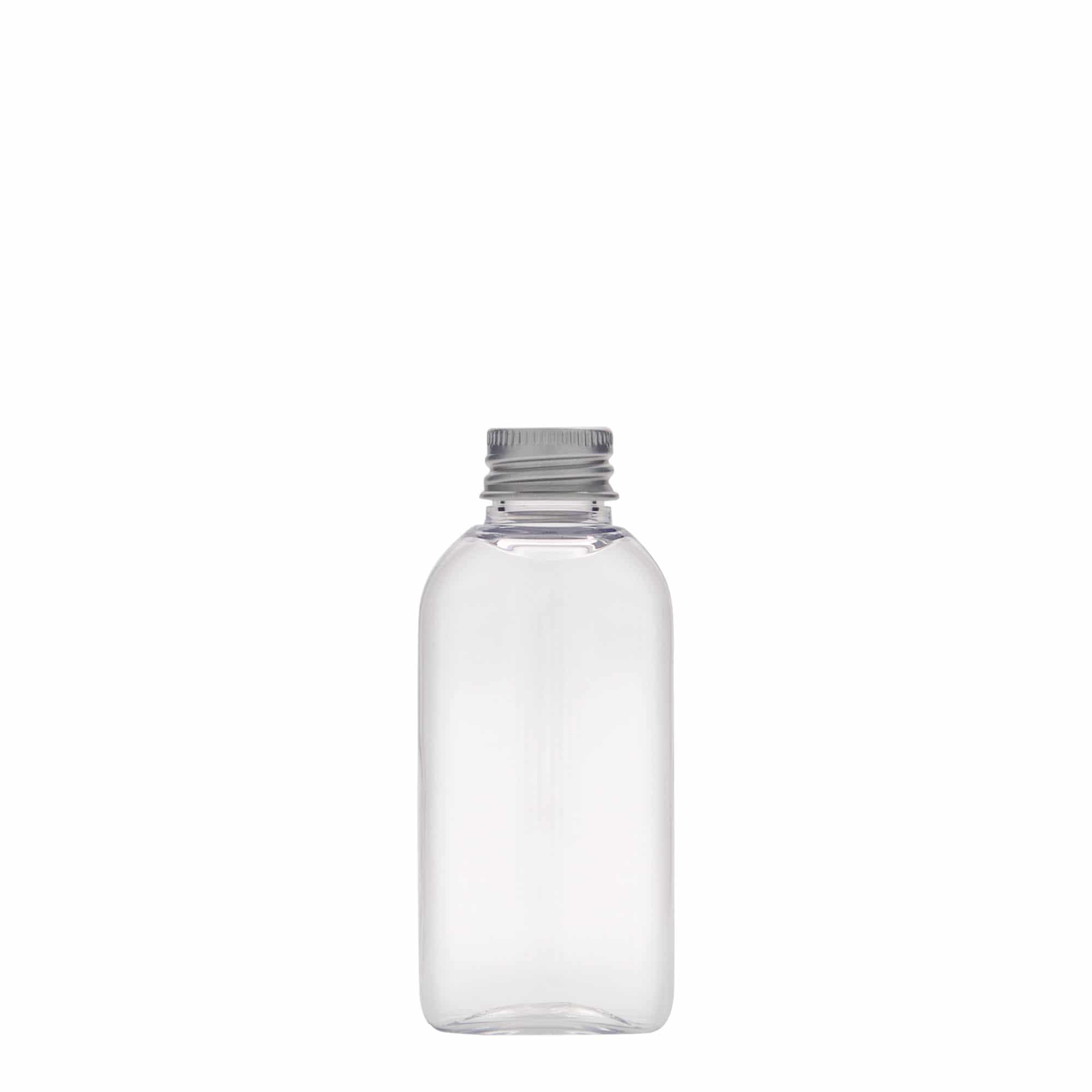 Flacon PET 50 ml « Iris », ovale, plastique, ouverture : 20/410