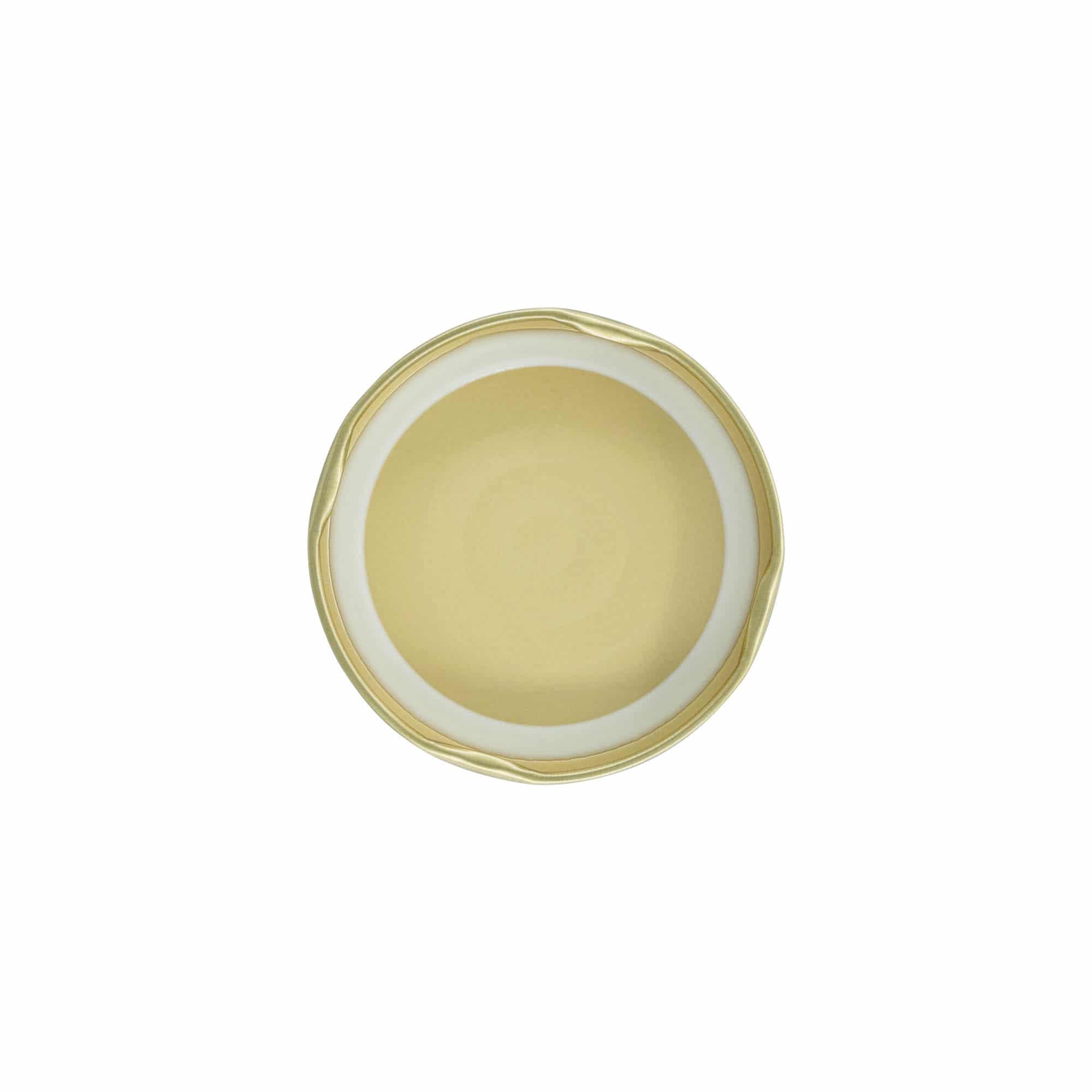 Couvercle Twist-Off, fer blanc, doré, pour bouchage: TO 66