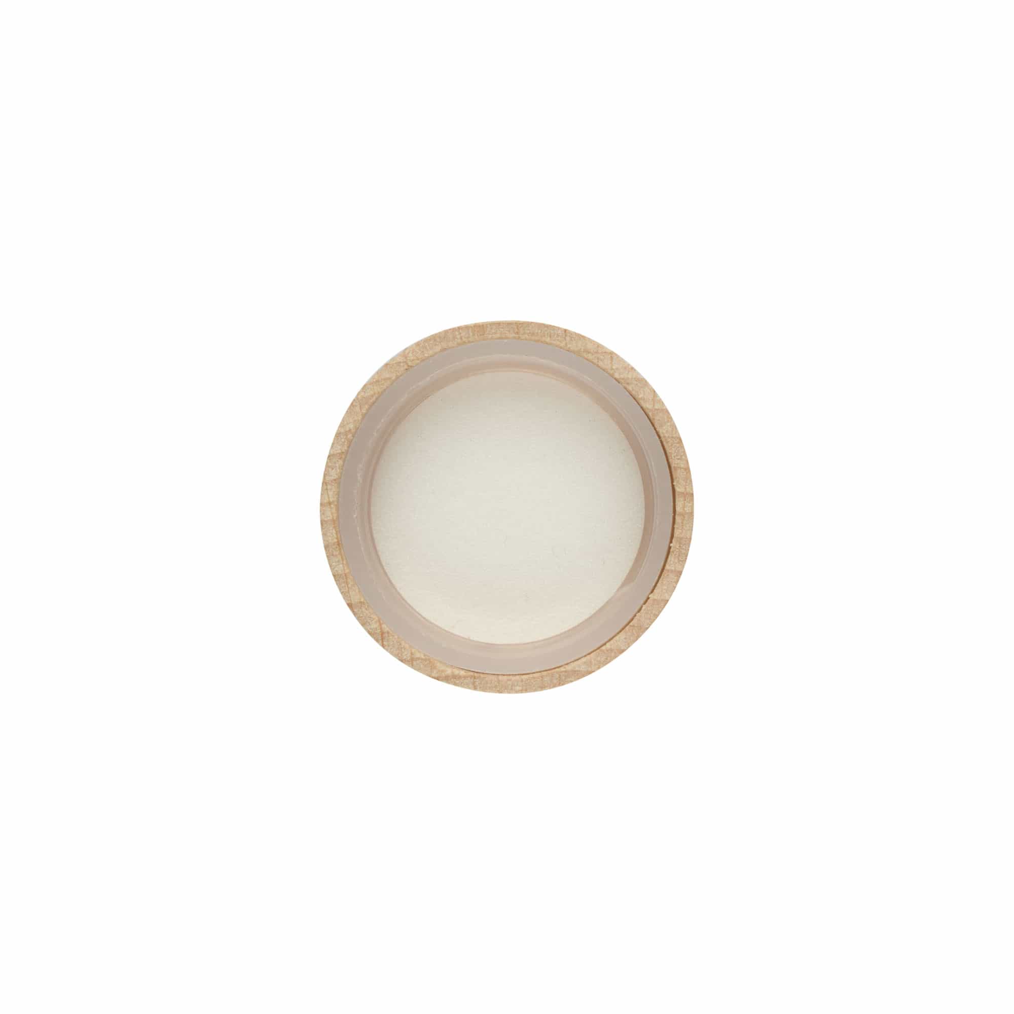 Bouchon à vis, bois, beige, pour ouverture : GPI 28/400