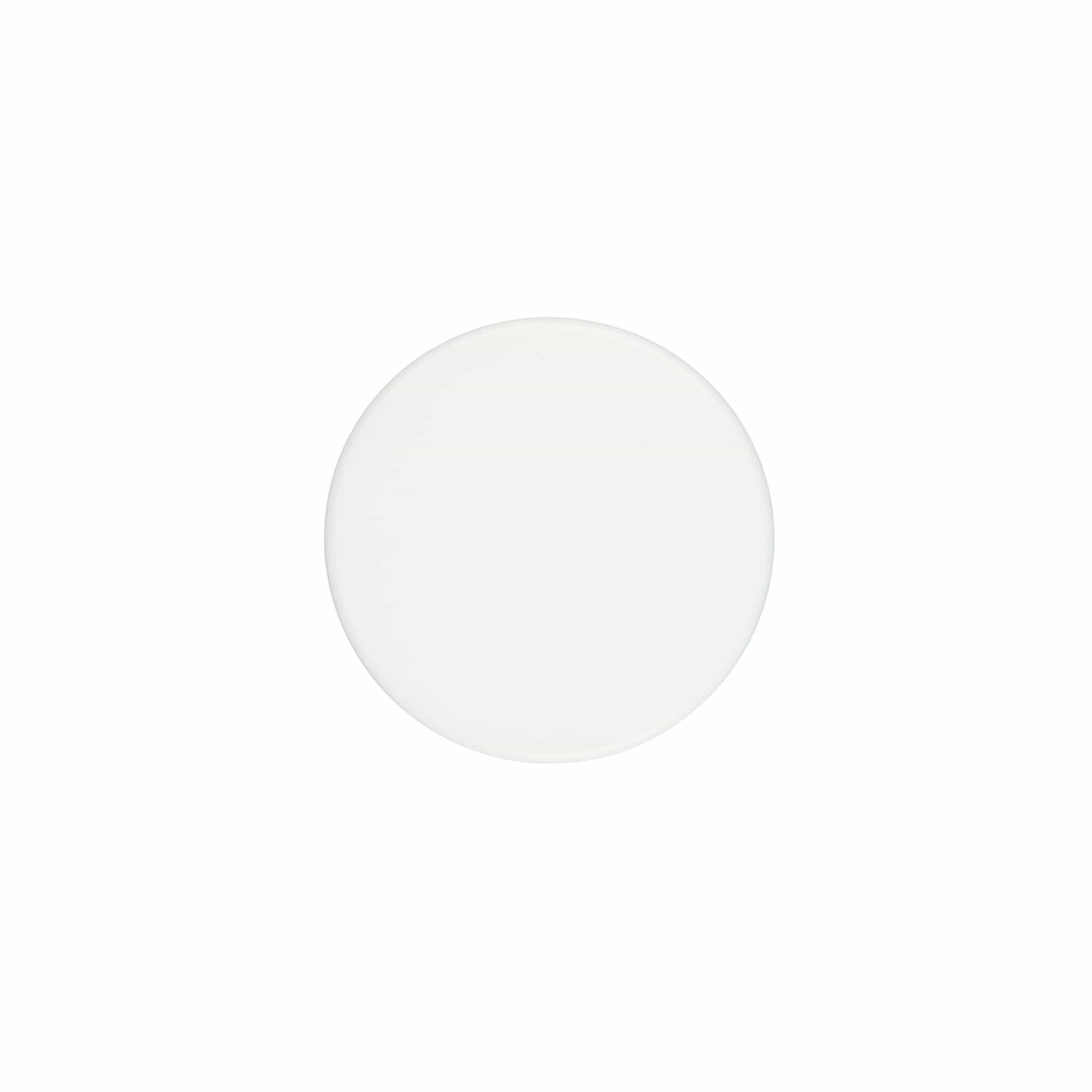 Bouchon à vis pour 60 ml 'Brown Line', plastique HPM, blanc