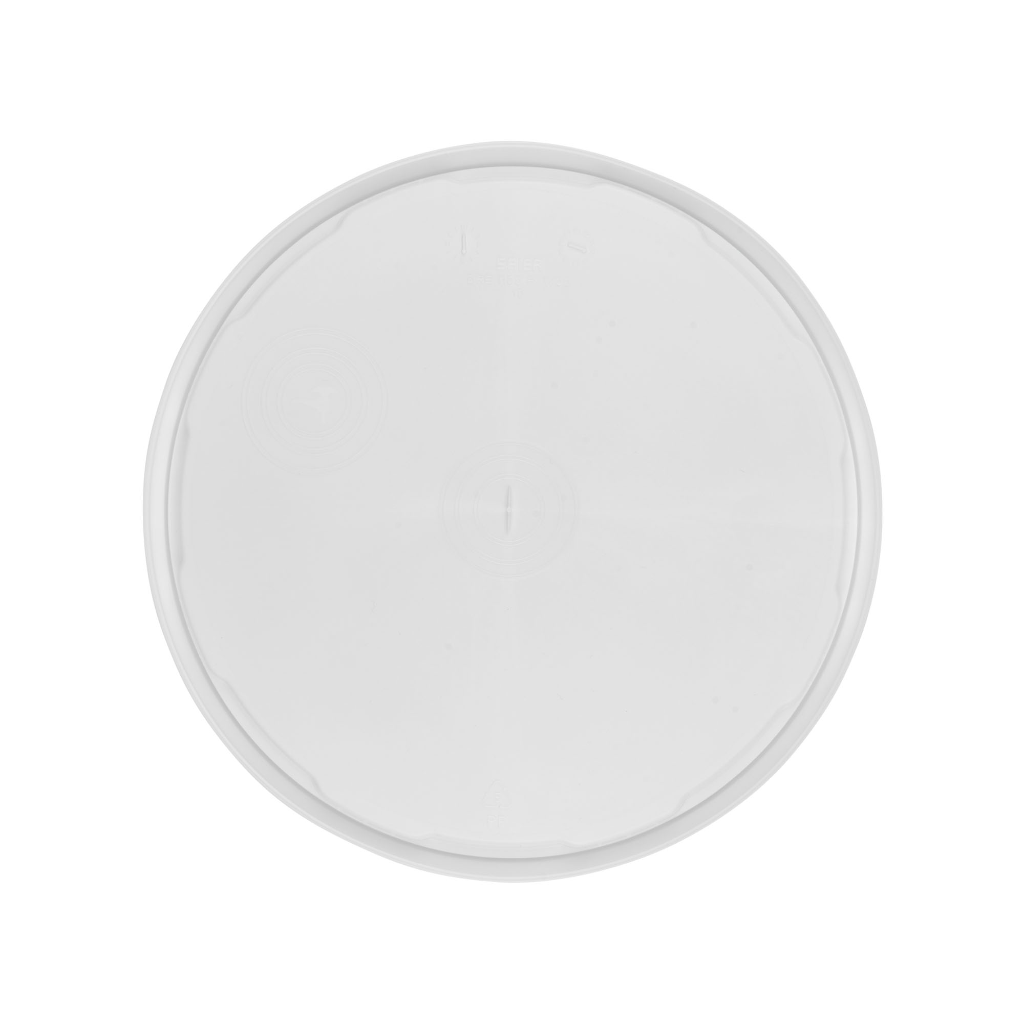 Couvercle pour seau 12,5 l, plastique PP, blanc