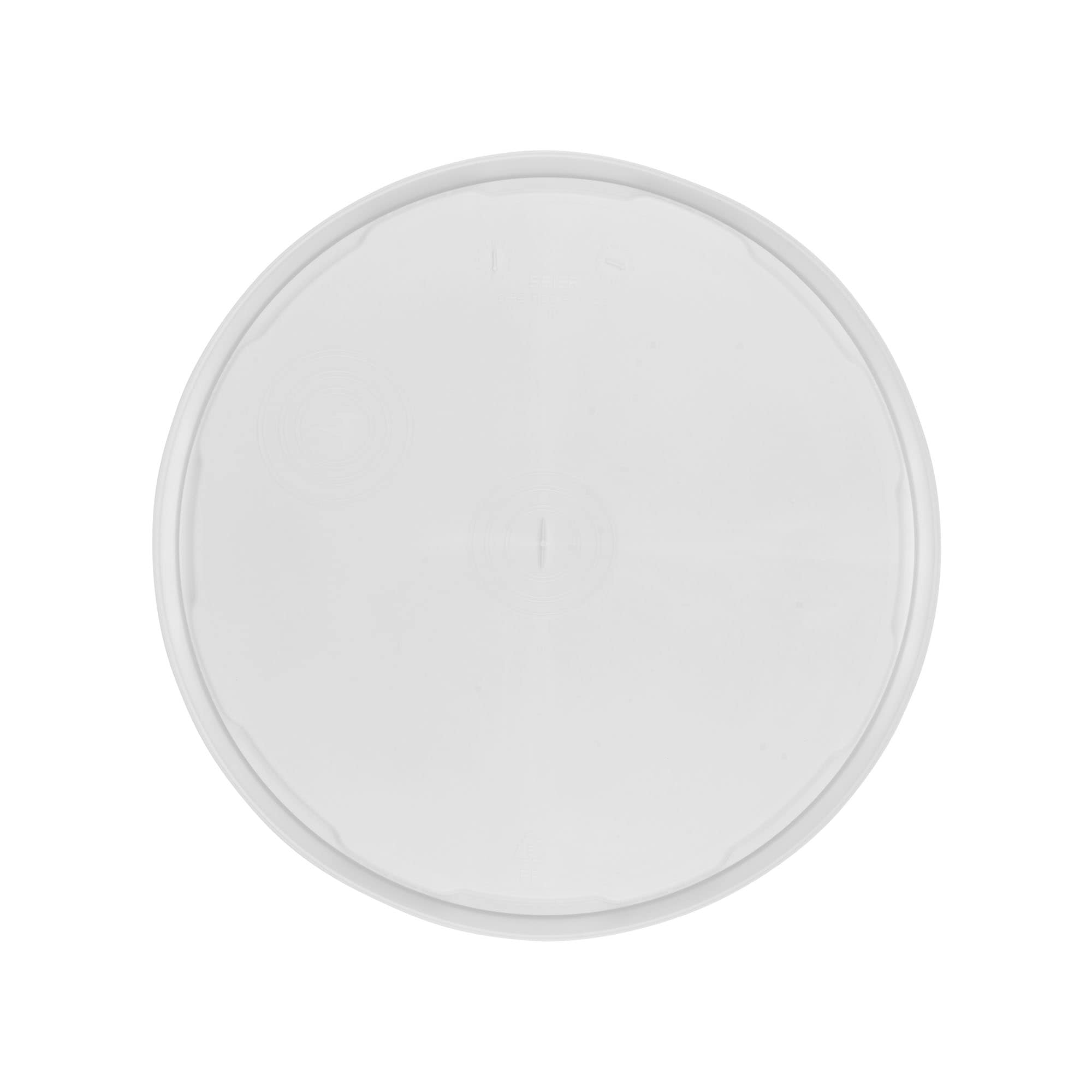 Couvercle pour seau de 12,5 l, plastique PP, blanc