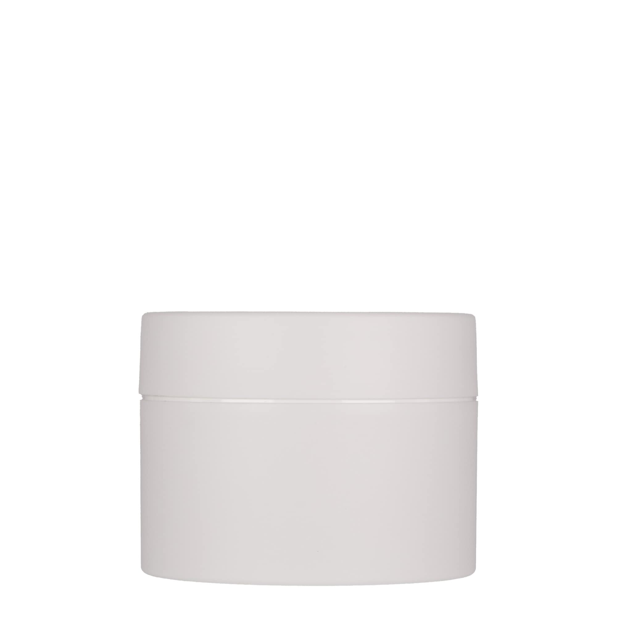 200 ml boîte en plastique 'Antonella', PP, blanc, ouverture : bouchon à vis