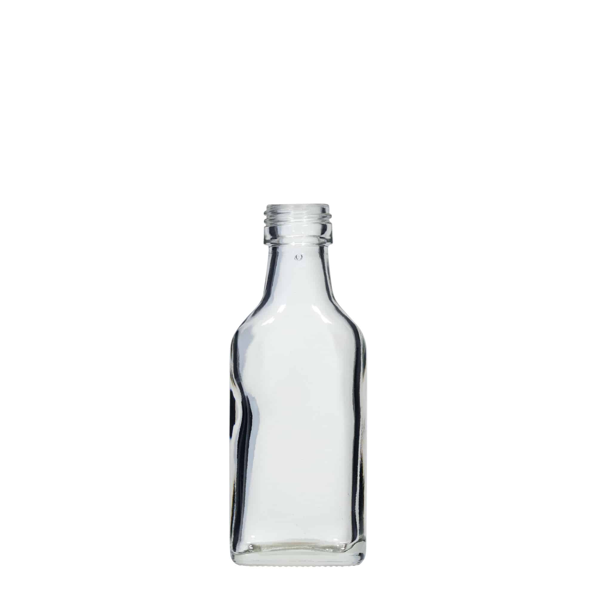 Flacon de poche 40 ml, rectangulaire, ouverture : PP 22