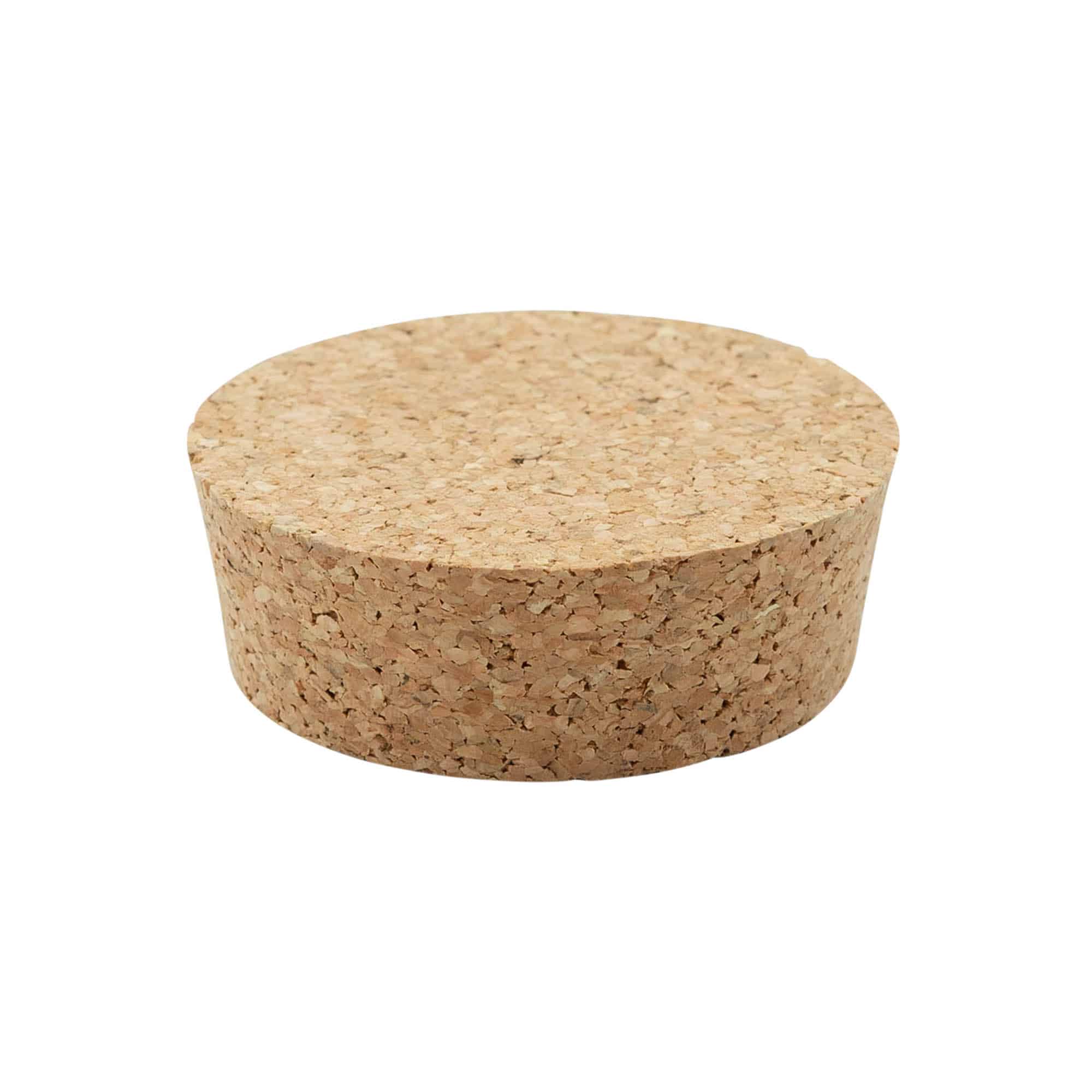 Bouchon pointu 54-60 x 27, liège compressé, beige, pour bouchage: bouchon