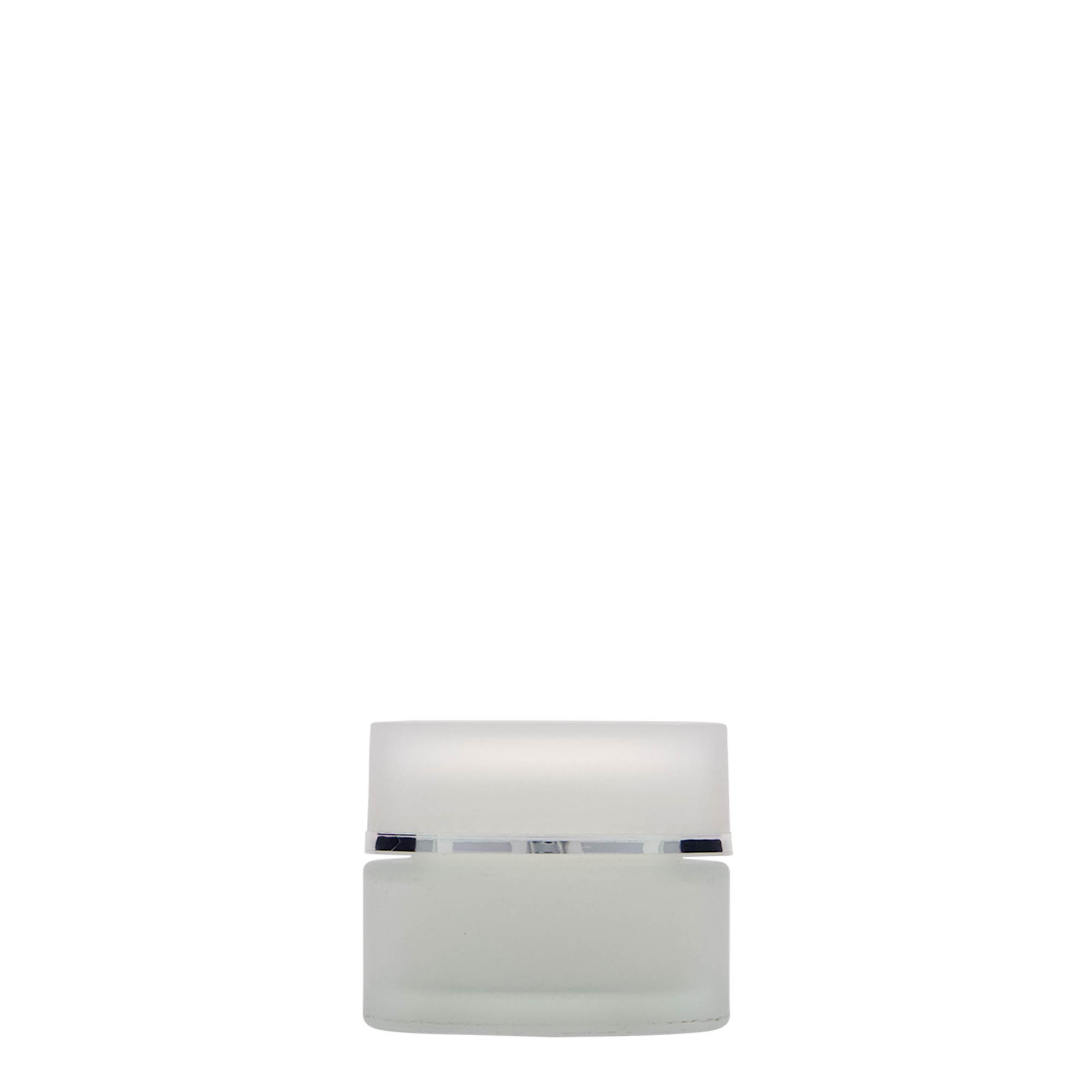15 ml pot « Édition Platine », verre, givré, ouverture : fermeture à vis 15 ml pot « Édition Platine », verre, givré, ouverture : fermeture à vis