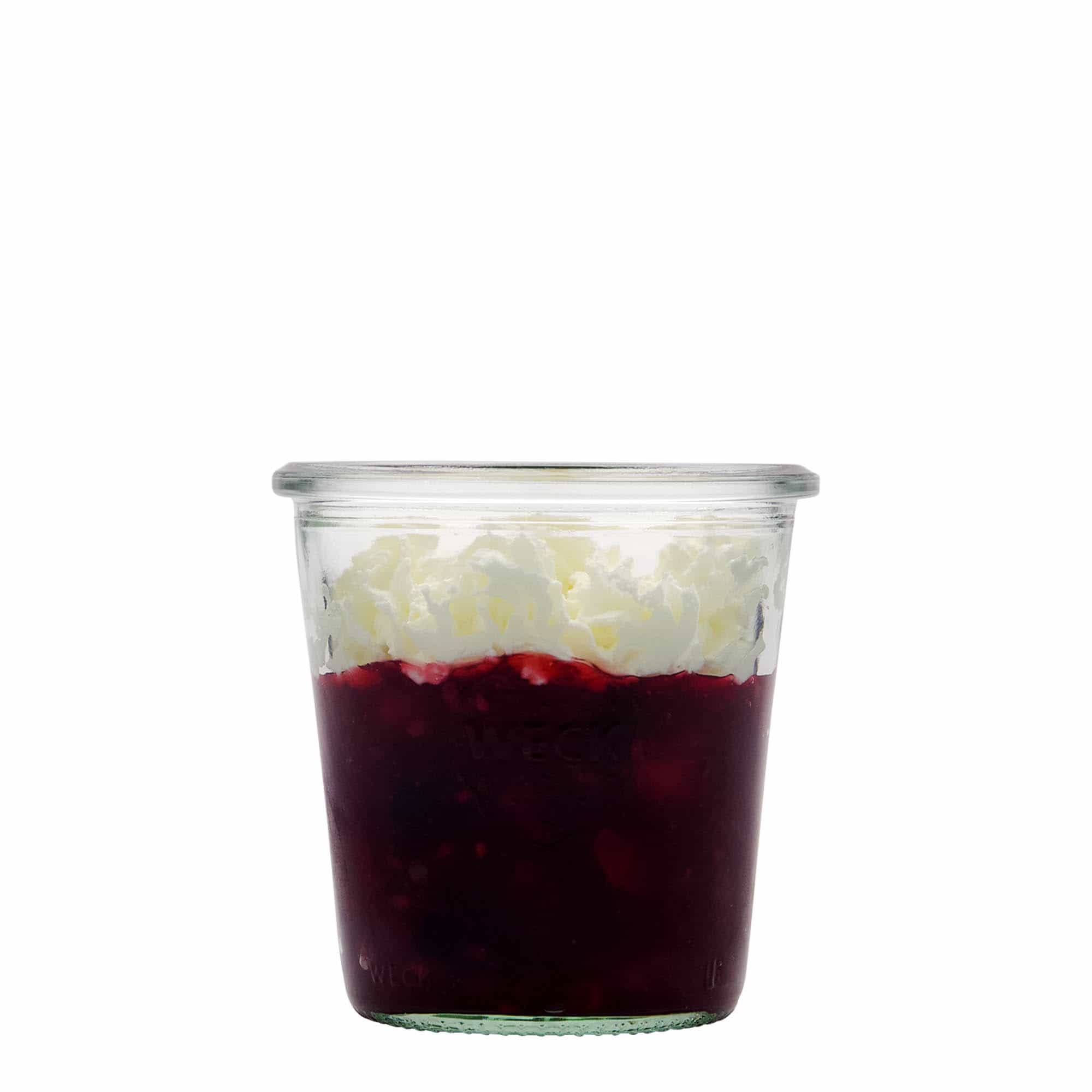 Verrine WECK 290 ml, bouchage: bords arrondis