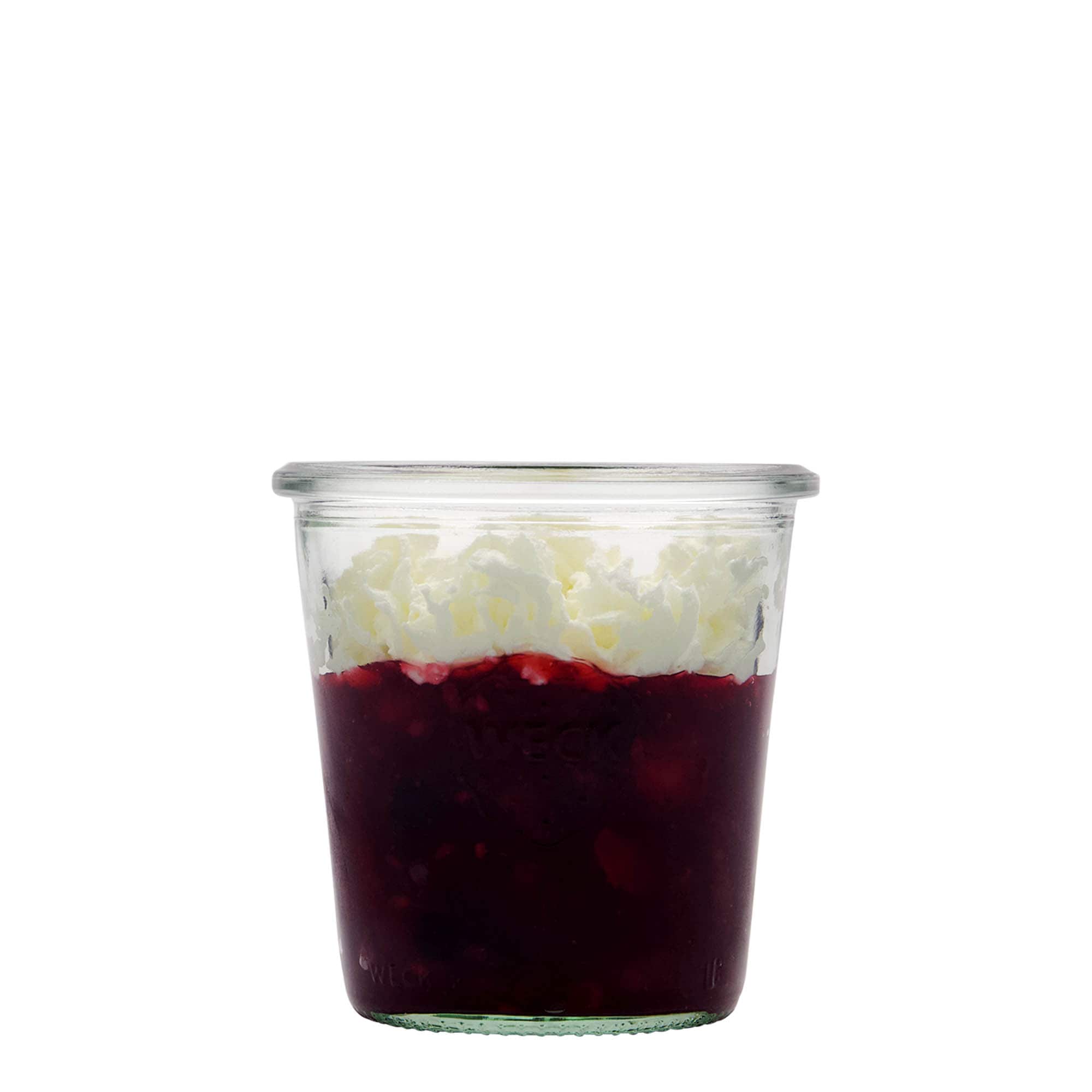 290 ml bocal WECK à renversement, ouverture : bord rond 290 ml bocal WECK à renversement, ouverture : bord rond