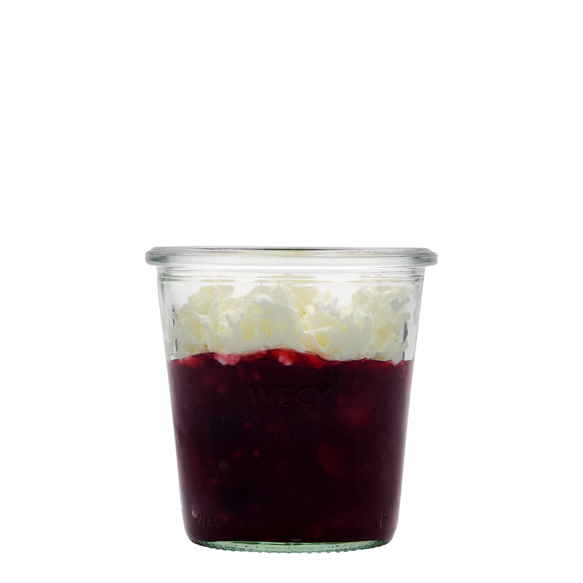 290 ml bocal WECK à renversement, ouverture : bord rond 290 ml bocal WECK à renversement, ouverture : bord rond