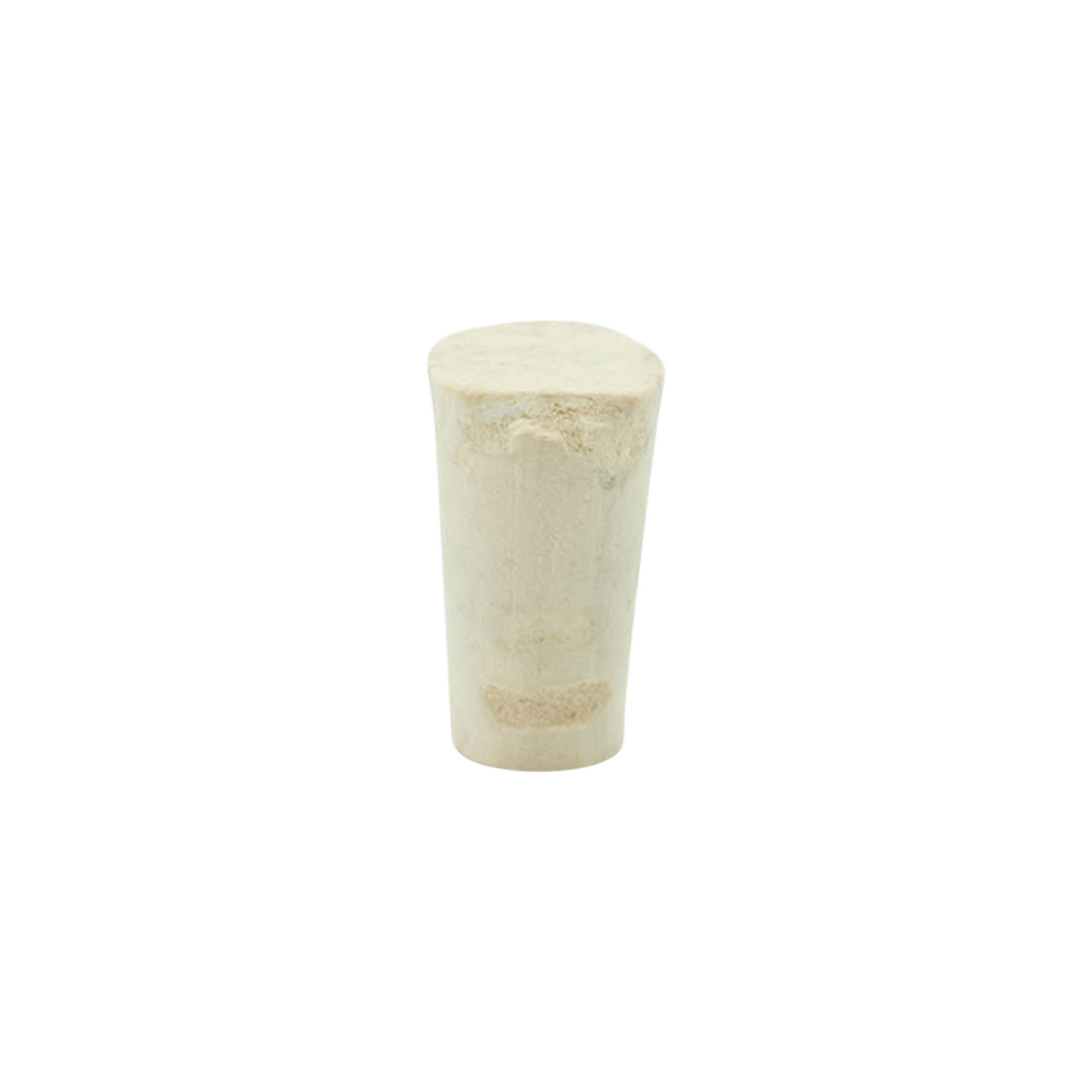 Bouchon conique 9-12 x 22, liège naturel, blanchi, pour embouchure : liège