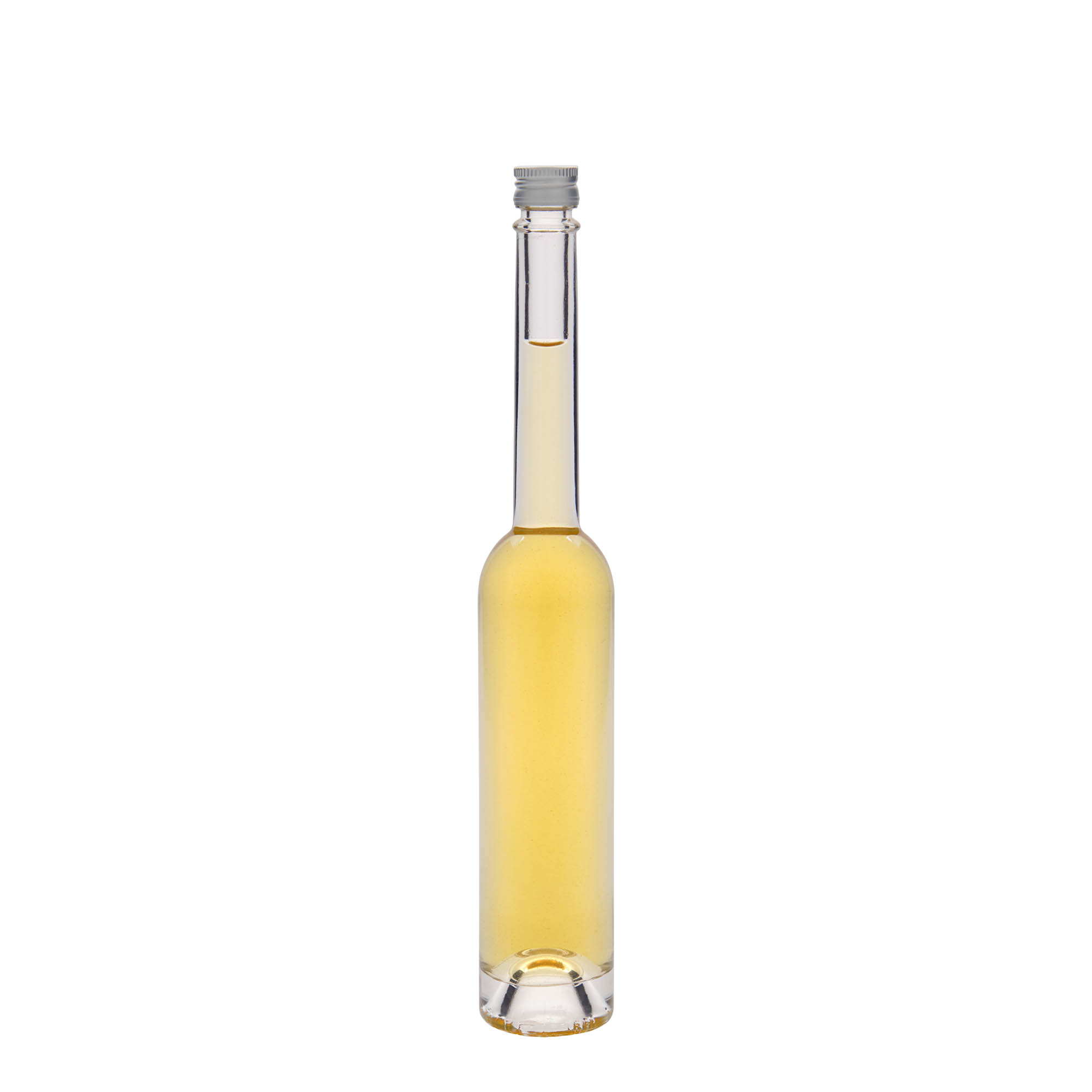 Flacon en verre 100 ml « Platina », ouverture : PP 18