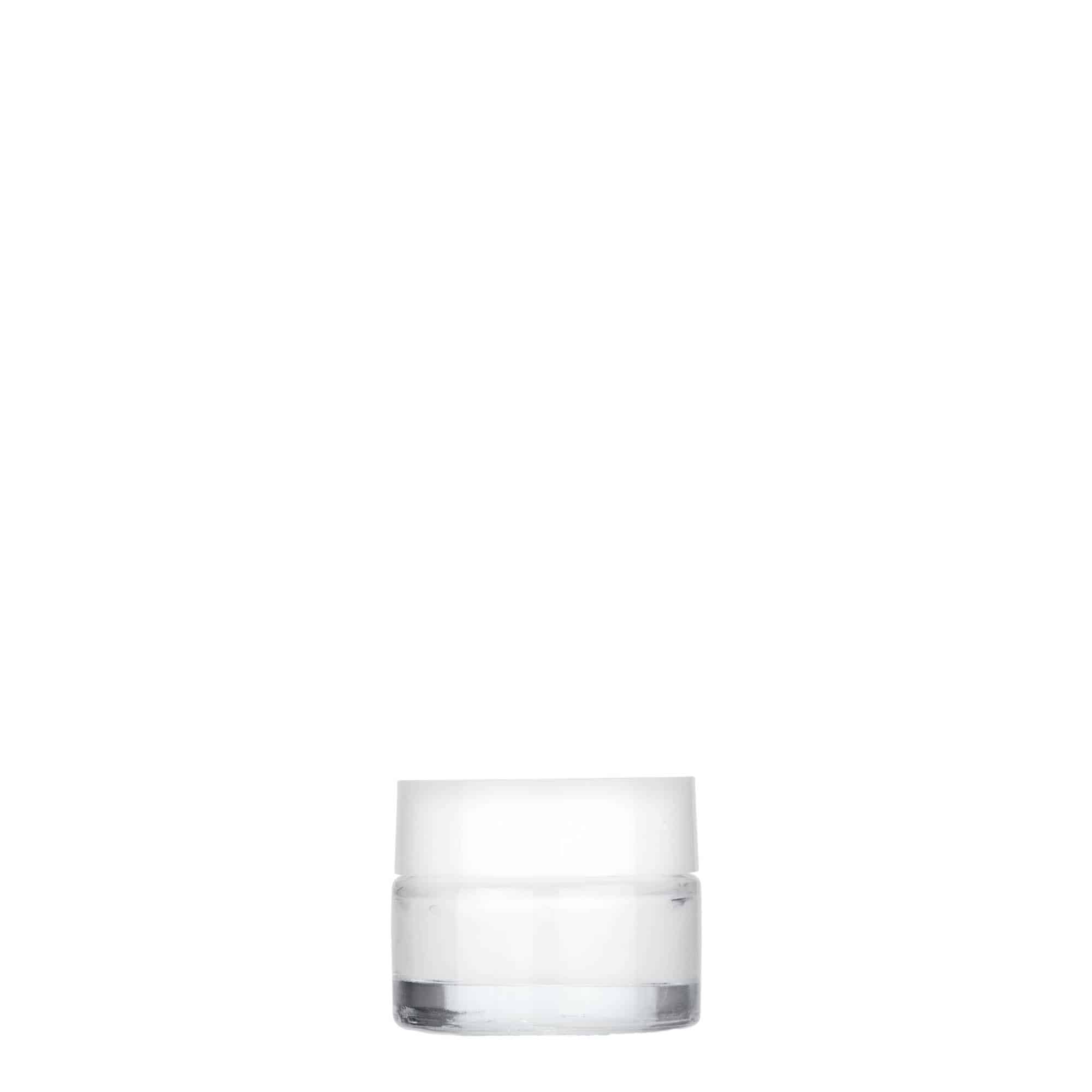 Pot de 5 ml « Beauty », verre, ouverture : bouchon à vis