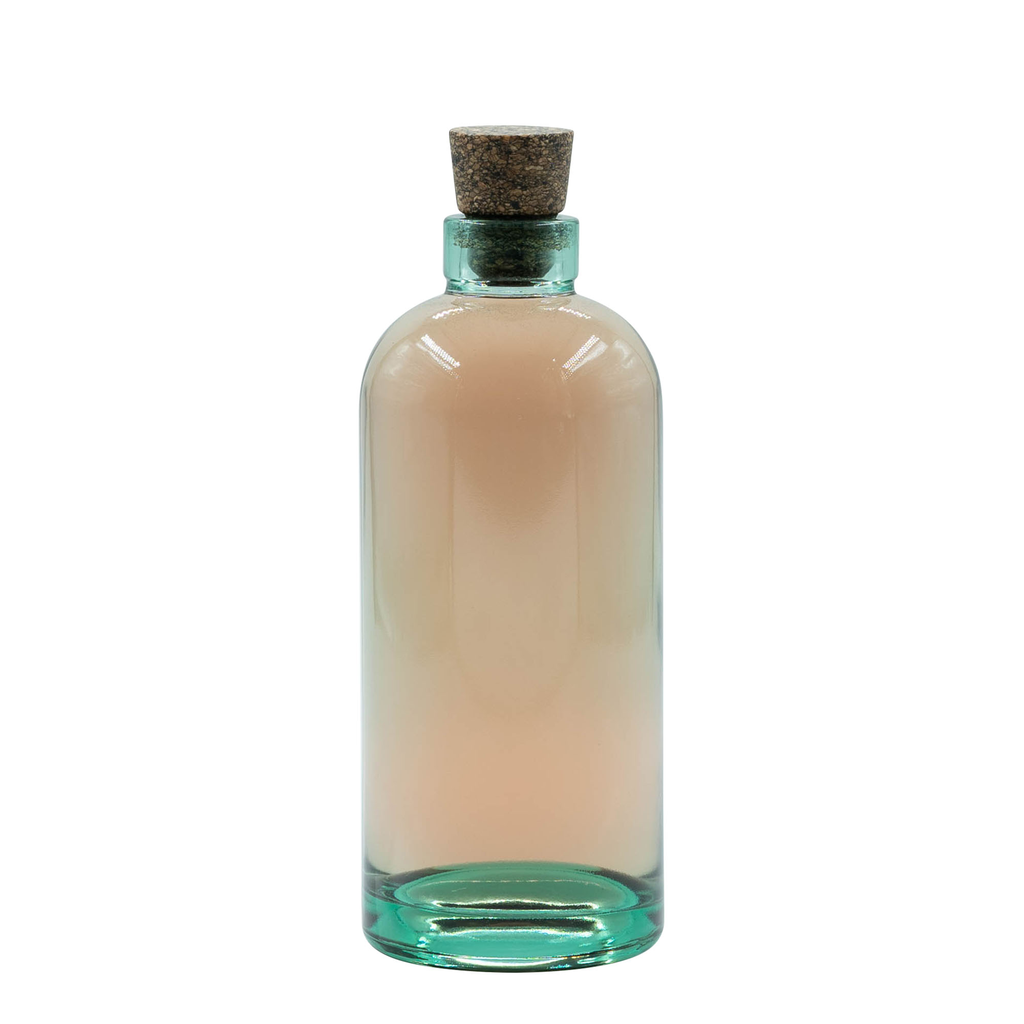 Bouteille en verre 500 ml 'Farm', ouverture : bouchon en liège Bouteille en verre 500 ml 'Farm', ouverture : bouchon en liège
