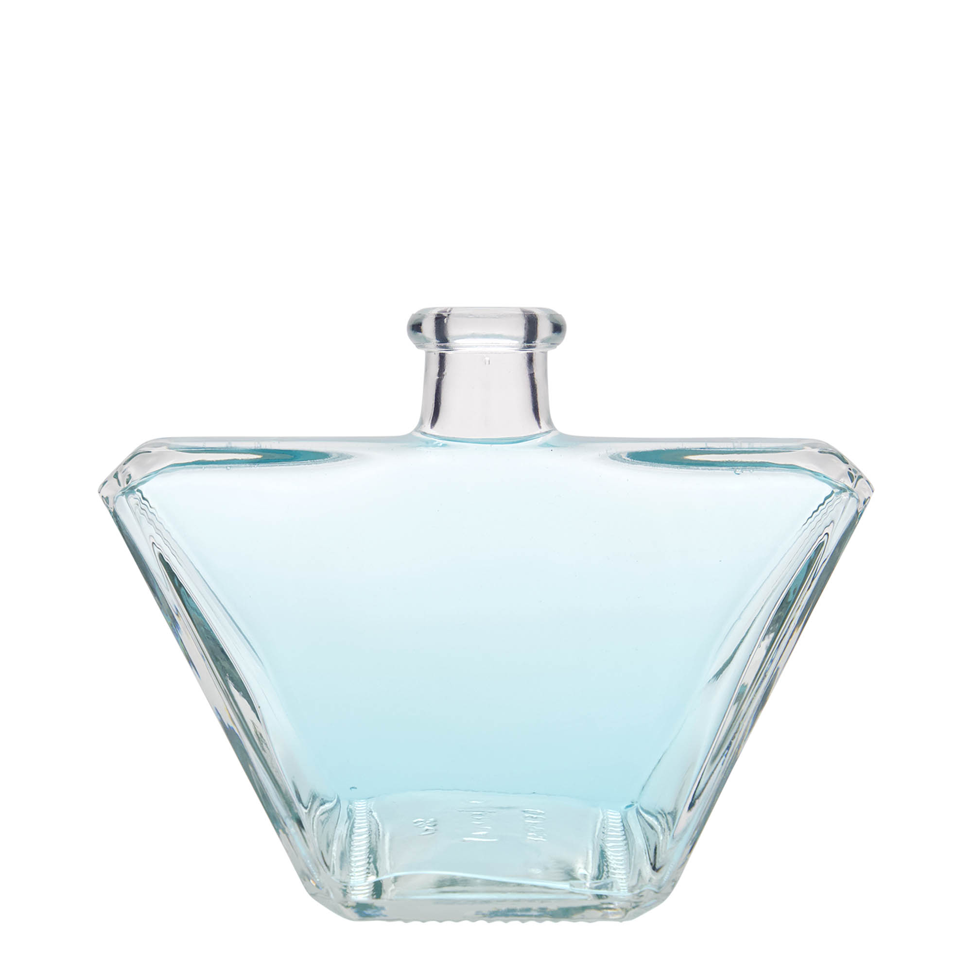 Bouteille en verre 500 ml 'Charly', rectangulaire, ouverture : bouchon en liège