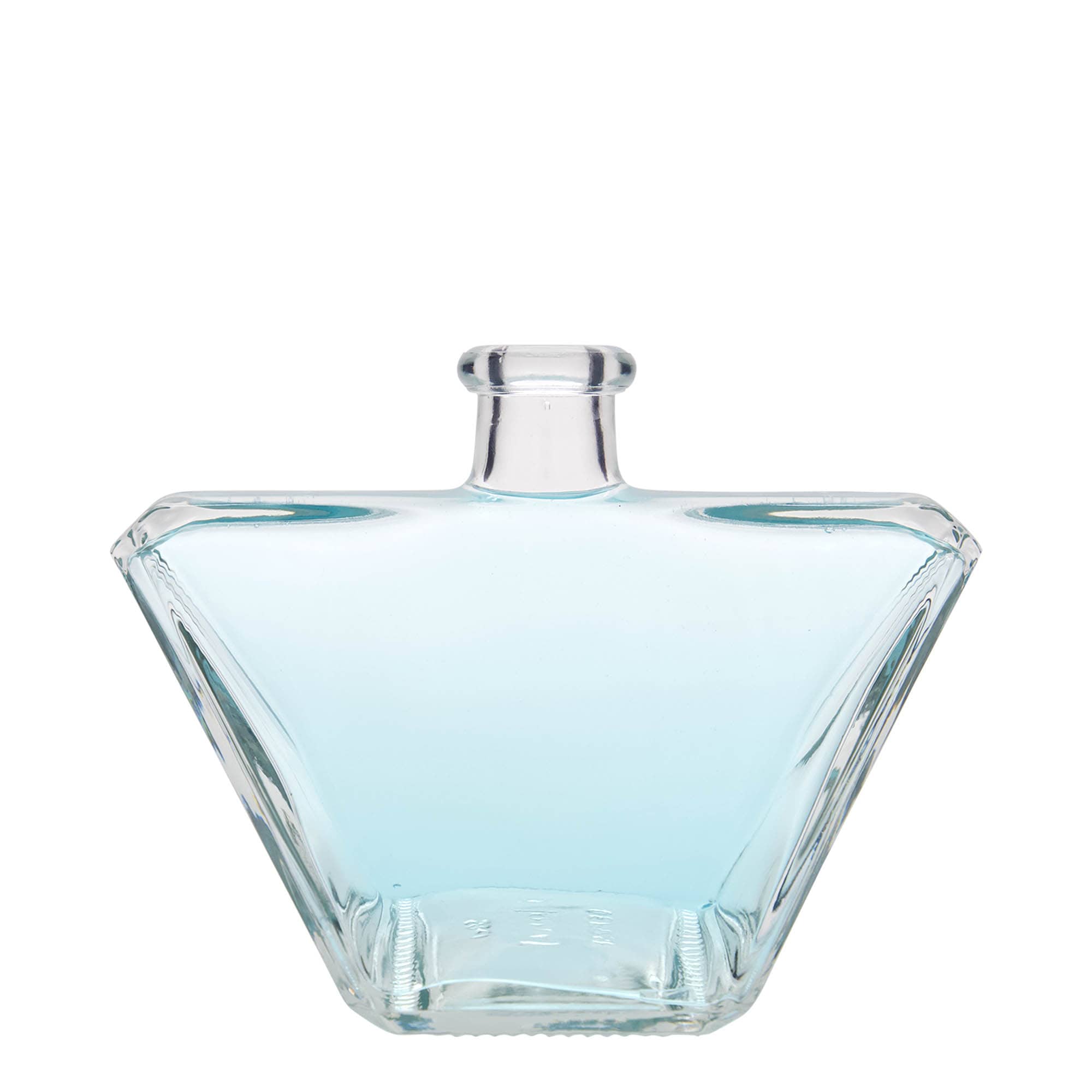 Bouteille en verre 500 ml 'Charly', rectangulaire, ouverture : bouchon en liège