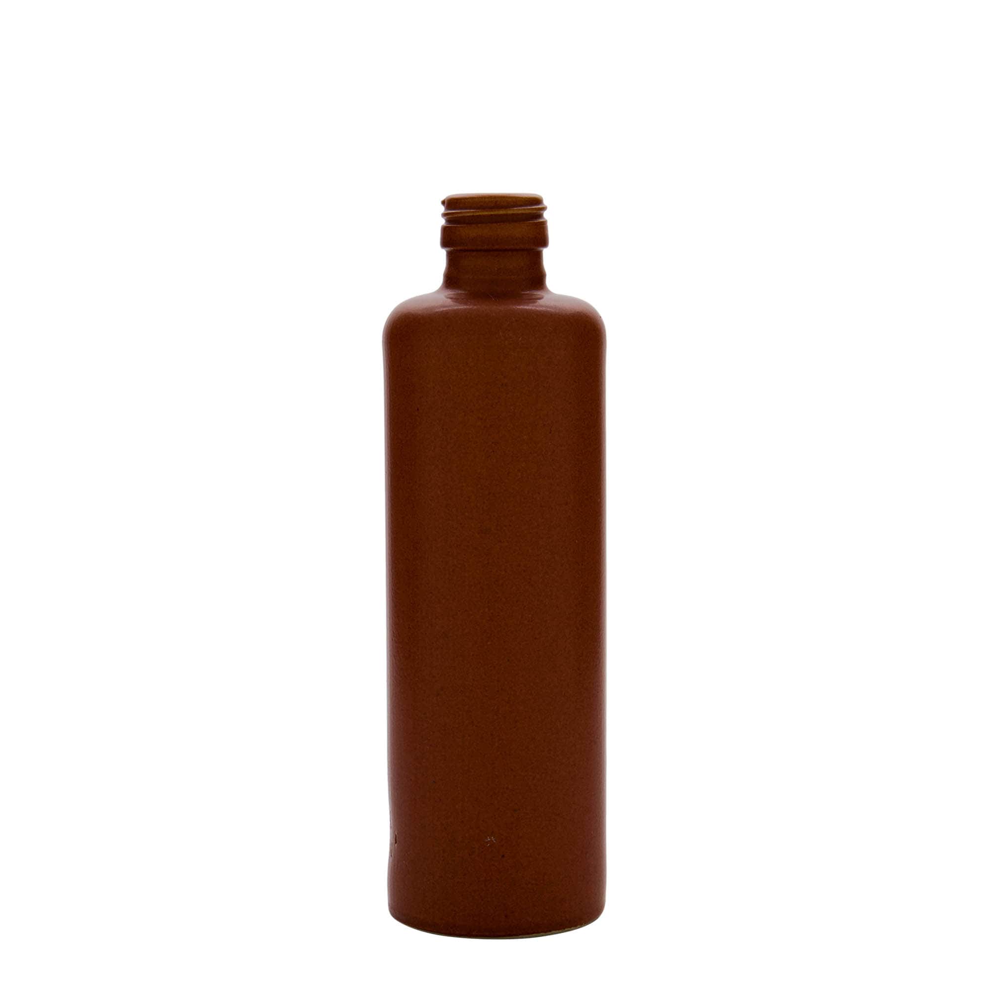 Cruche en grès de 350 ml, rouge-brun, ouverture : PP 31,5