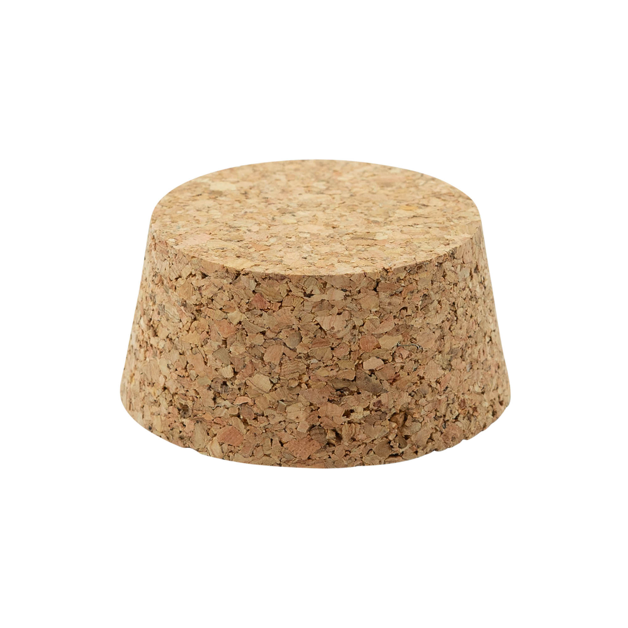 Bouchon conique 48-57 x 27, liège pressé, beige, pour embouchure : liège