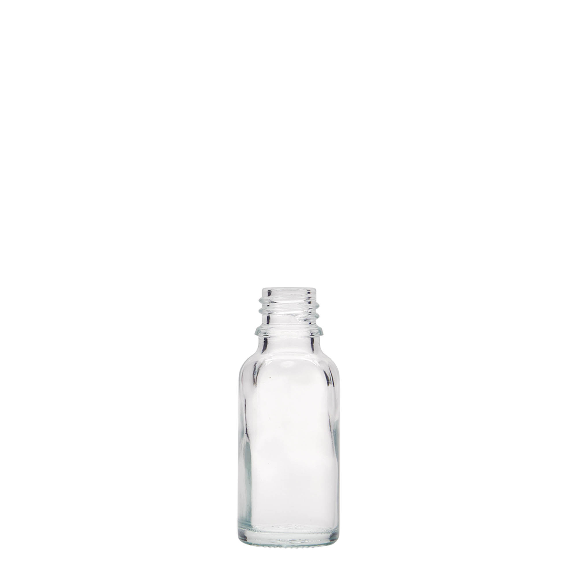Flacon médical de 20 ml, verre, ouverture : DIN 18