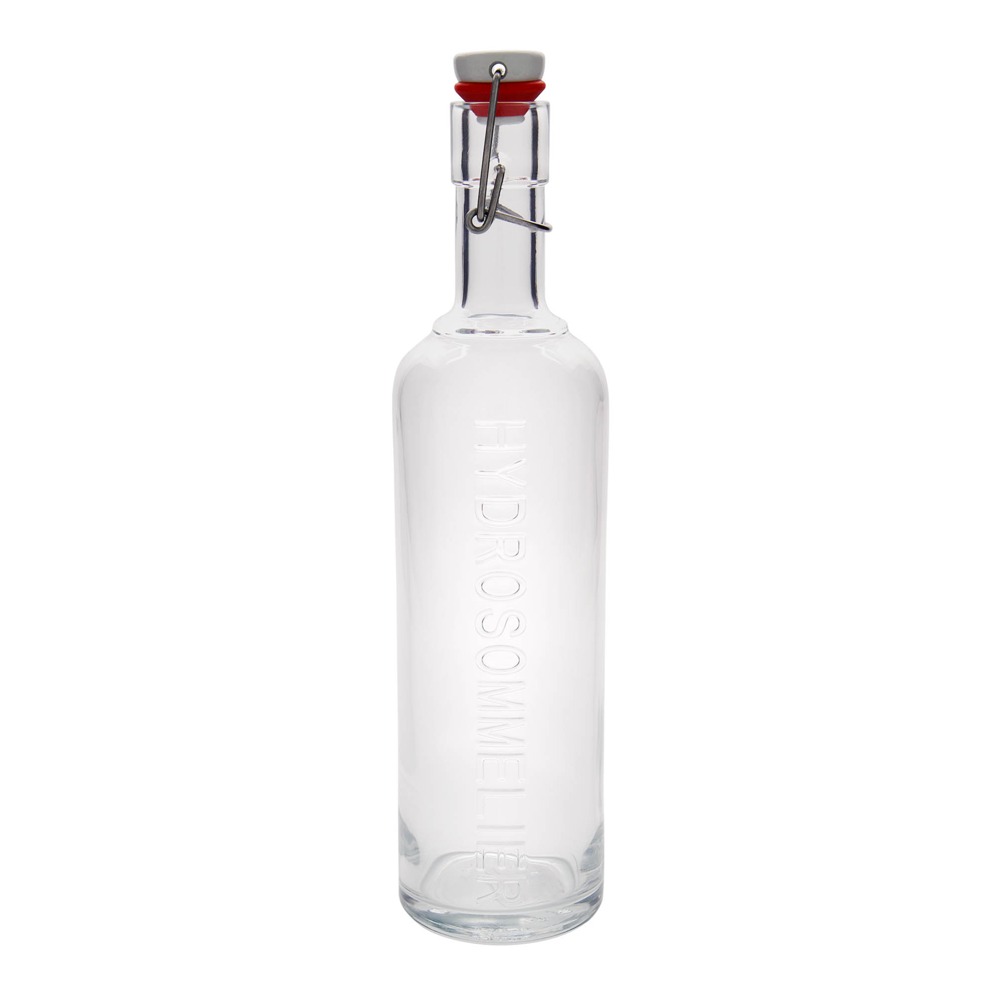 Bouteille en verre 1.000 ml 'Optima Hydrosommelier', ouverture : fermeture à levier